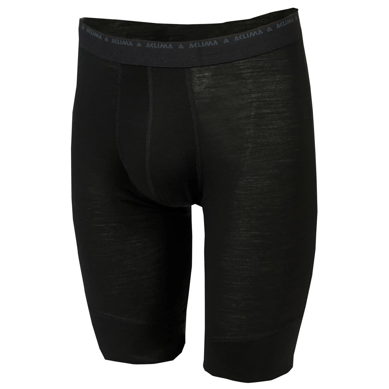Мъжко мериносово термобельо Aclima LW Long Shorts Briefs - Jet Black