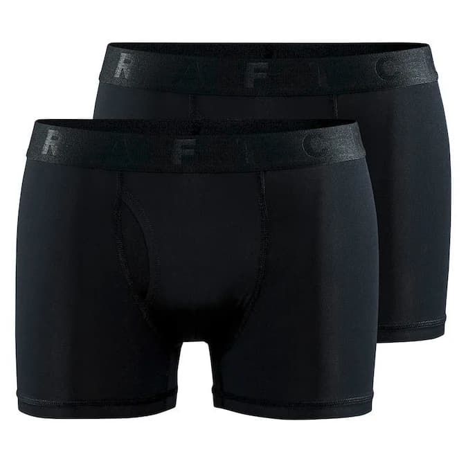 Мъжко синтетично термобельо Craft Core Dry Boxer 3-Inch 2-Pack Synthetic base layer - Black