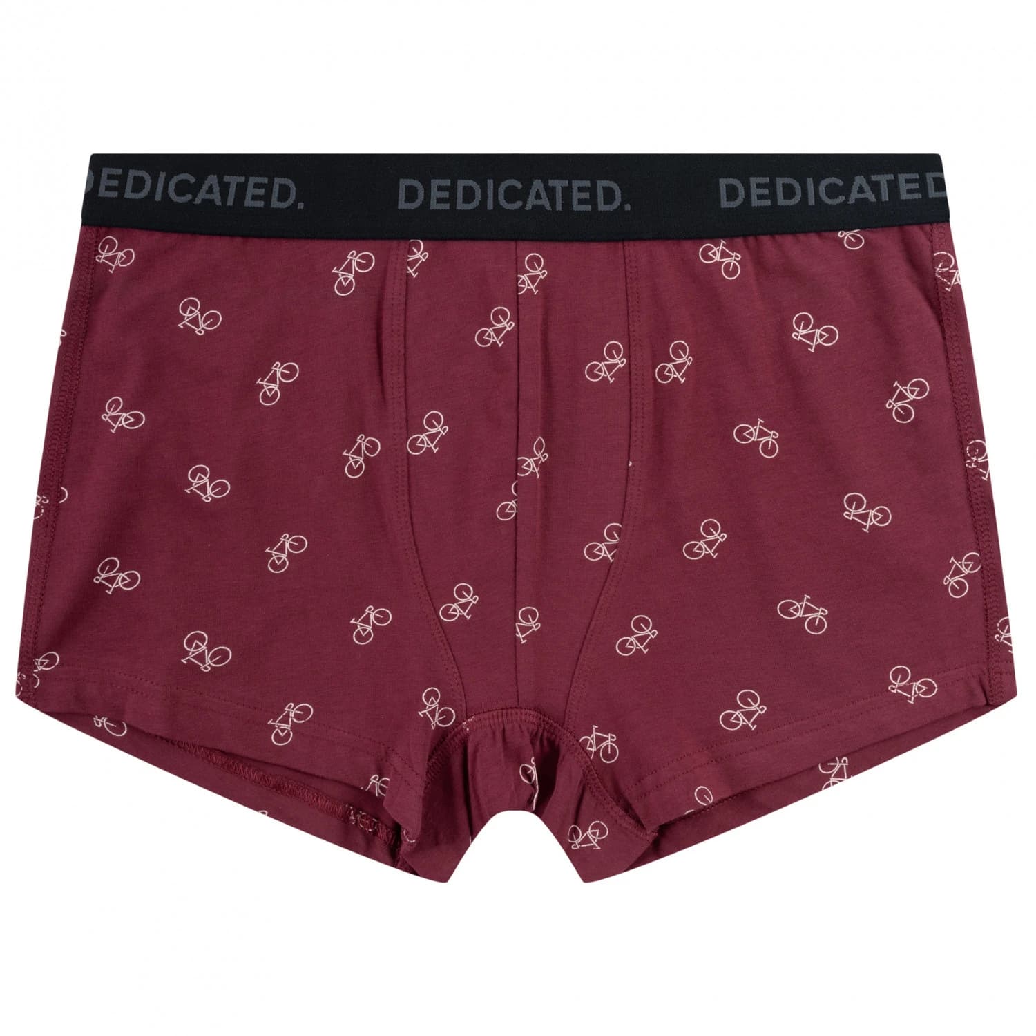 Ежедневно термо бельо DEDICATED Boxer Briefs Kalix Bike Pattern Everyday base layer - Burgundy