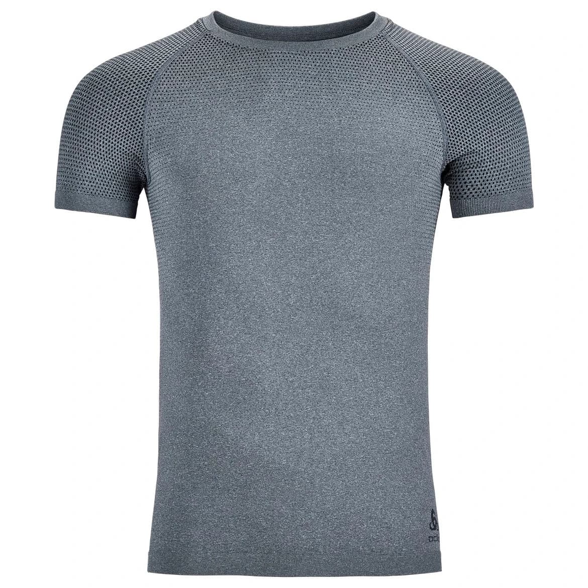 Синтетично термобельо Odlo Baselayer Top Crew Neck S/S Performance Light E Synthetic base layer - Grey Melange