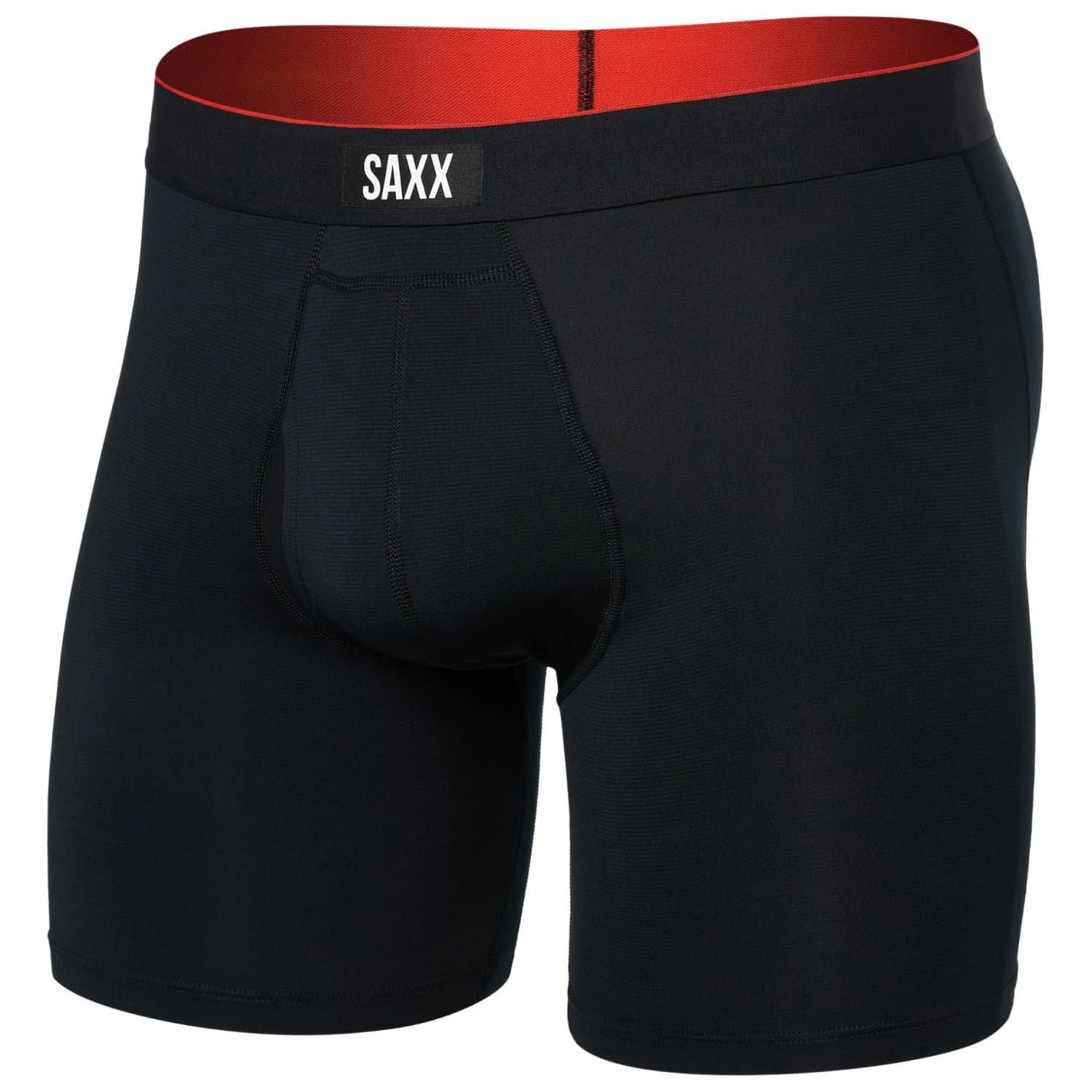 Мъжко синтетично термобельо Saxx Multi-Sport Mesh Boxer Brief Fly Synthetic base layer - Black