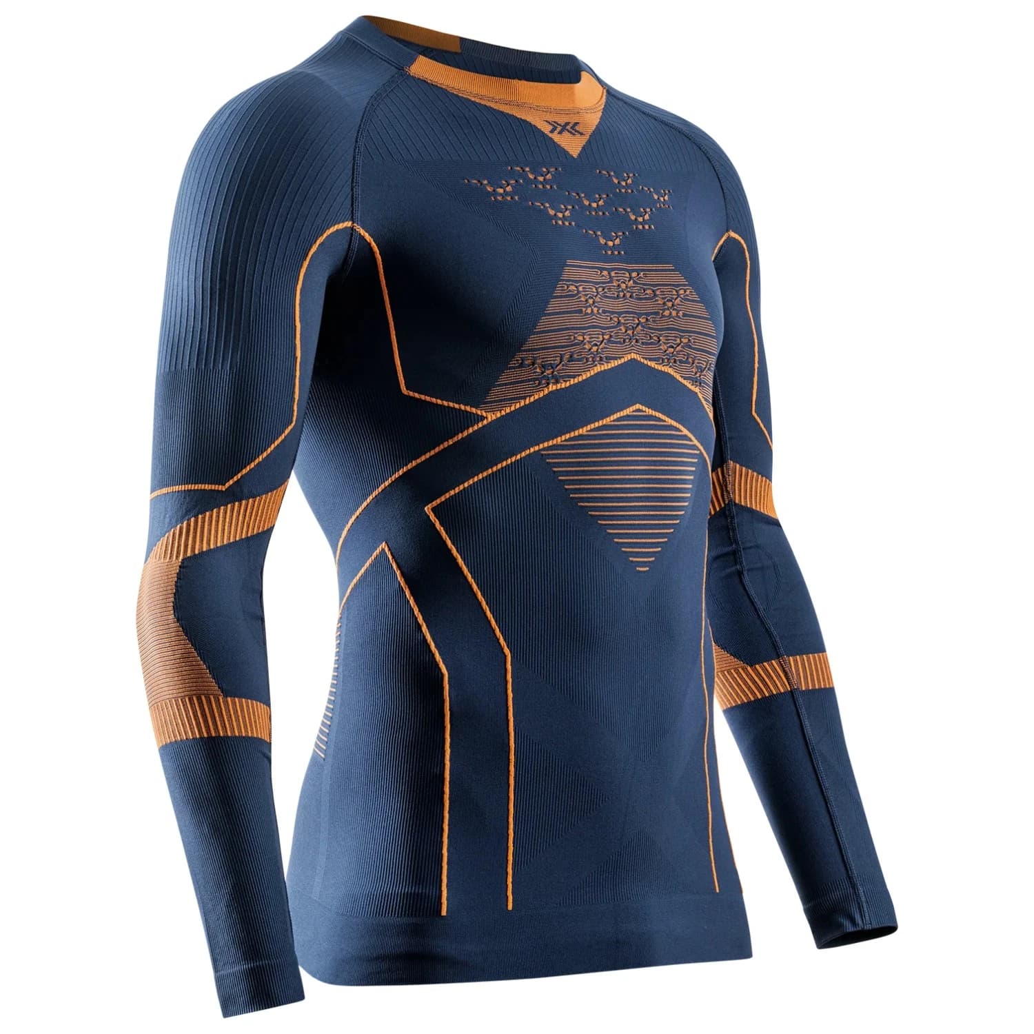 Мъжко ски бельо X-bionic Energy Accumulator Light Shirt L/S Ski underwear - Marine / Orange