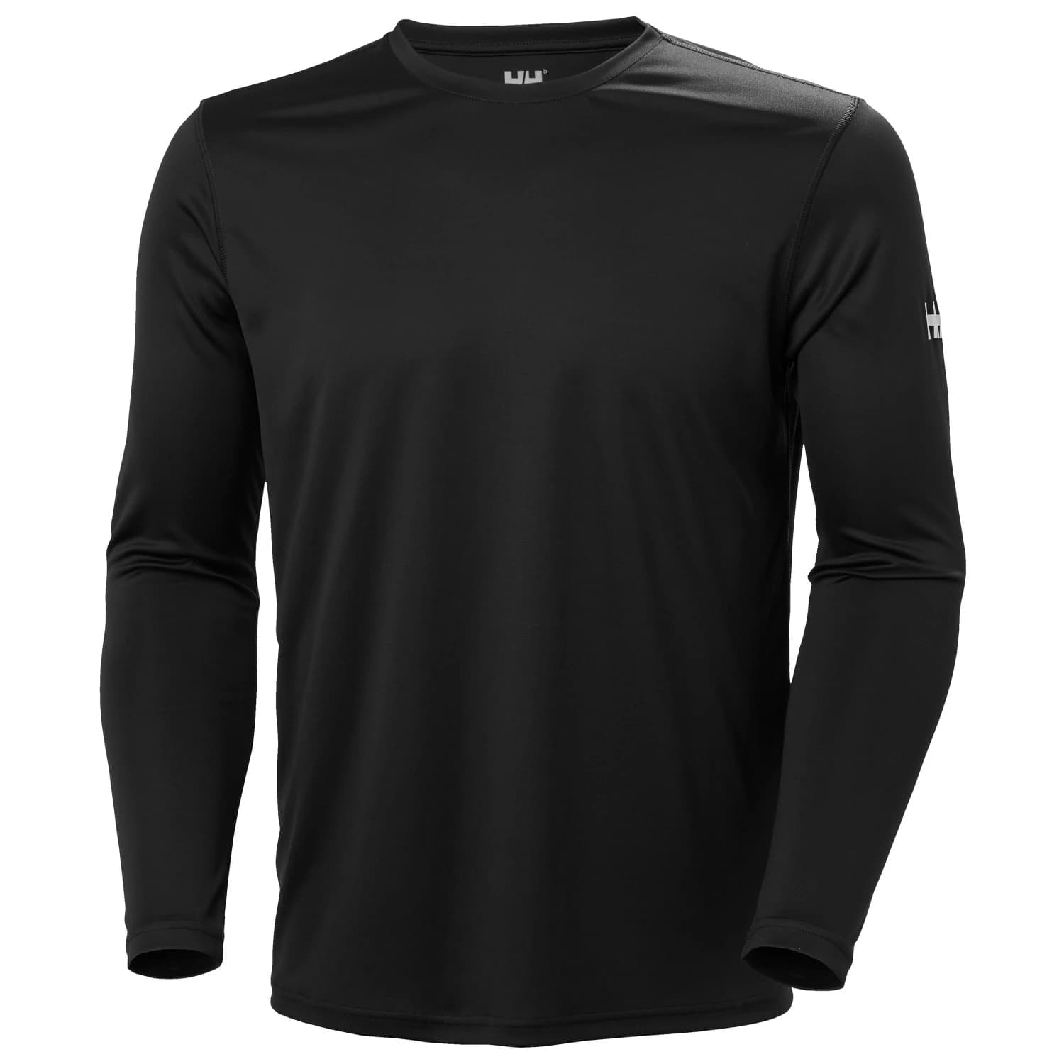 Мъжко синтетично термобельо Helly Hansen Tech Crew L/S 2.0 Synthetic base layer - Ebony