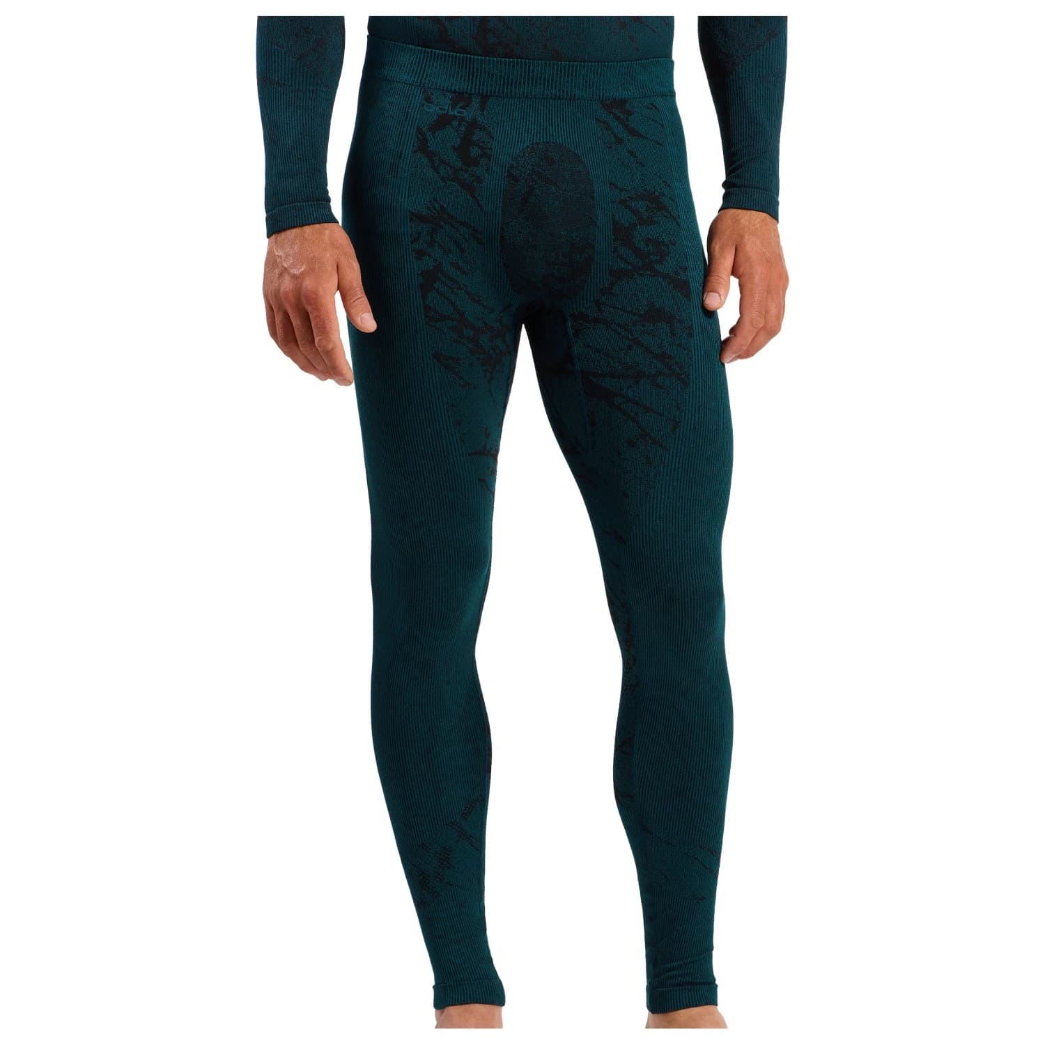 Синтетично термобельо Odlo Performance Warm Blackcomb Bl Bottom Long Synthetic base layer - Reflecting Pond