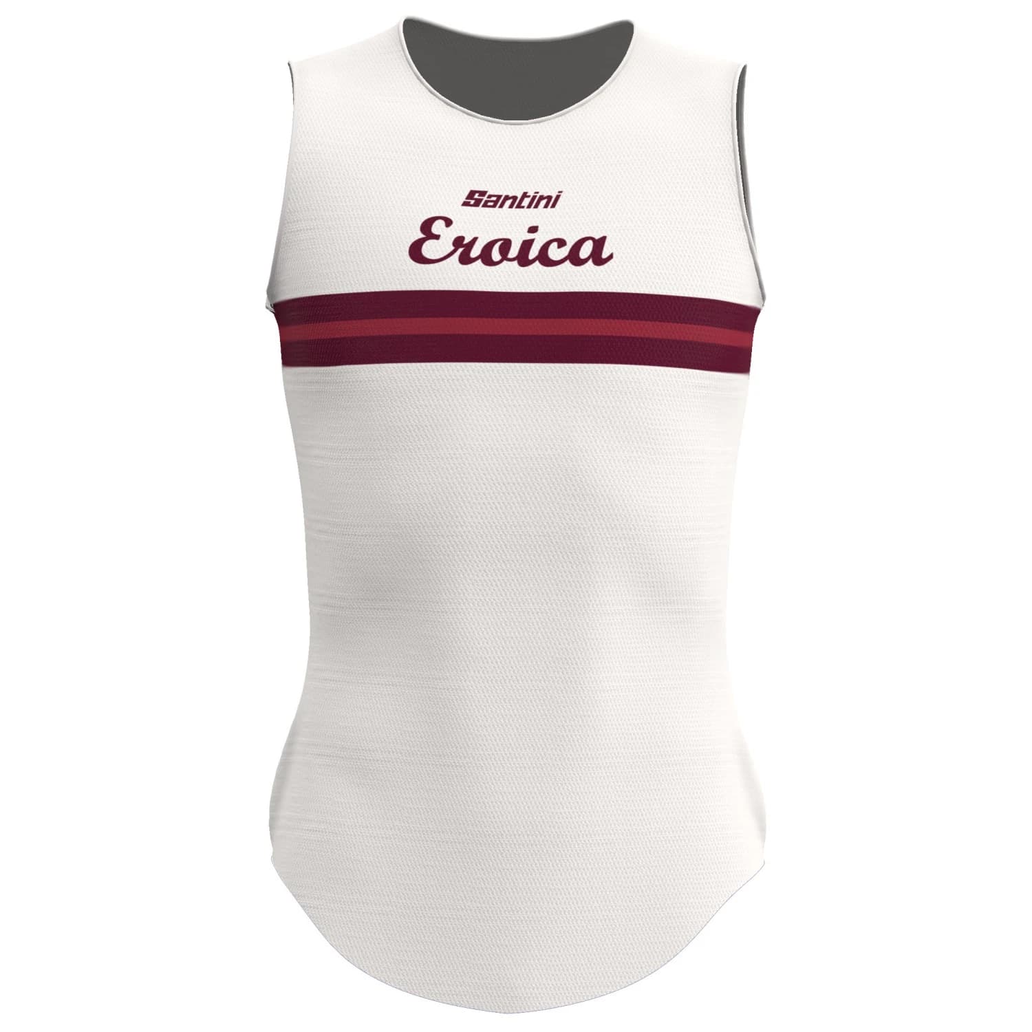 Мъжко горнище Santini Eroica Timo Baselayer Cycling undershirt - Bianco