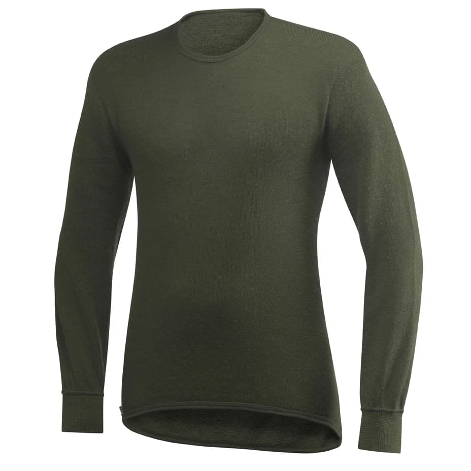 Мериносово термобельо Woolpower Crewneck 200 Longsleeve - Pine Green