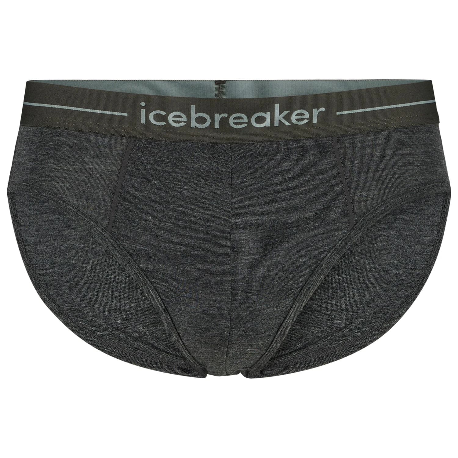 Мъжко мериносово термобельо Icebreaker Anatomica Briefs Merino base layer - Jet Heather