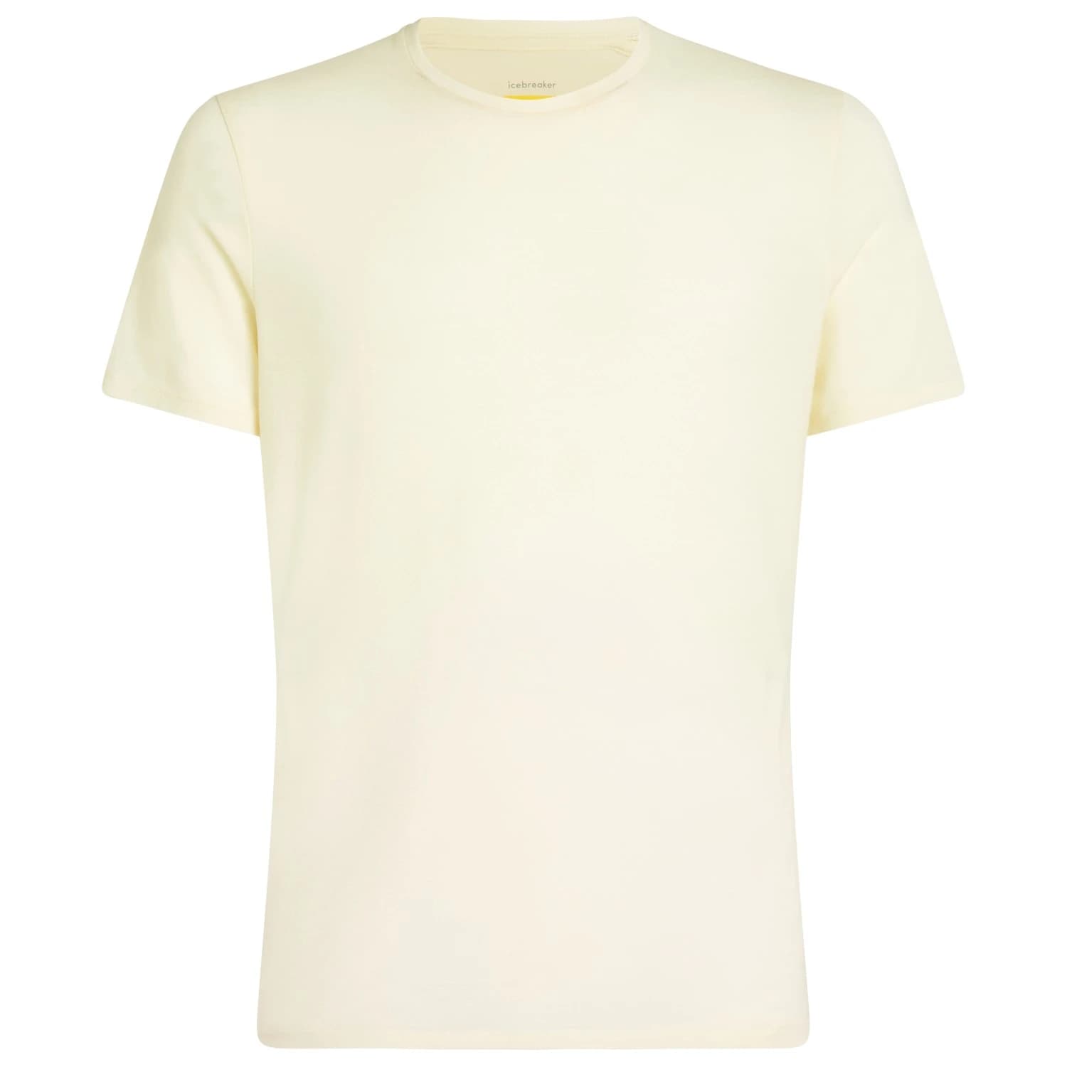 Мъжко мериносово термобельо Icebreaker Anatomica S/S Crewe Merino base layer - Undyed
