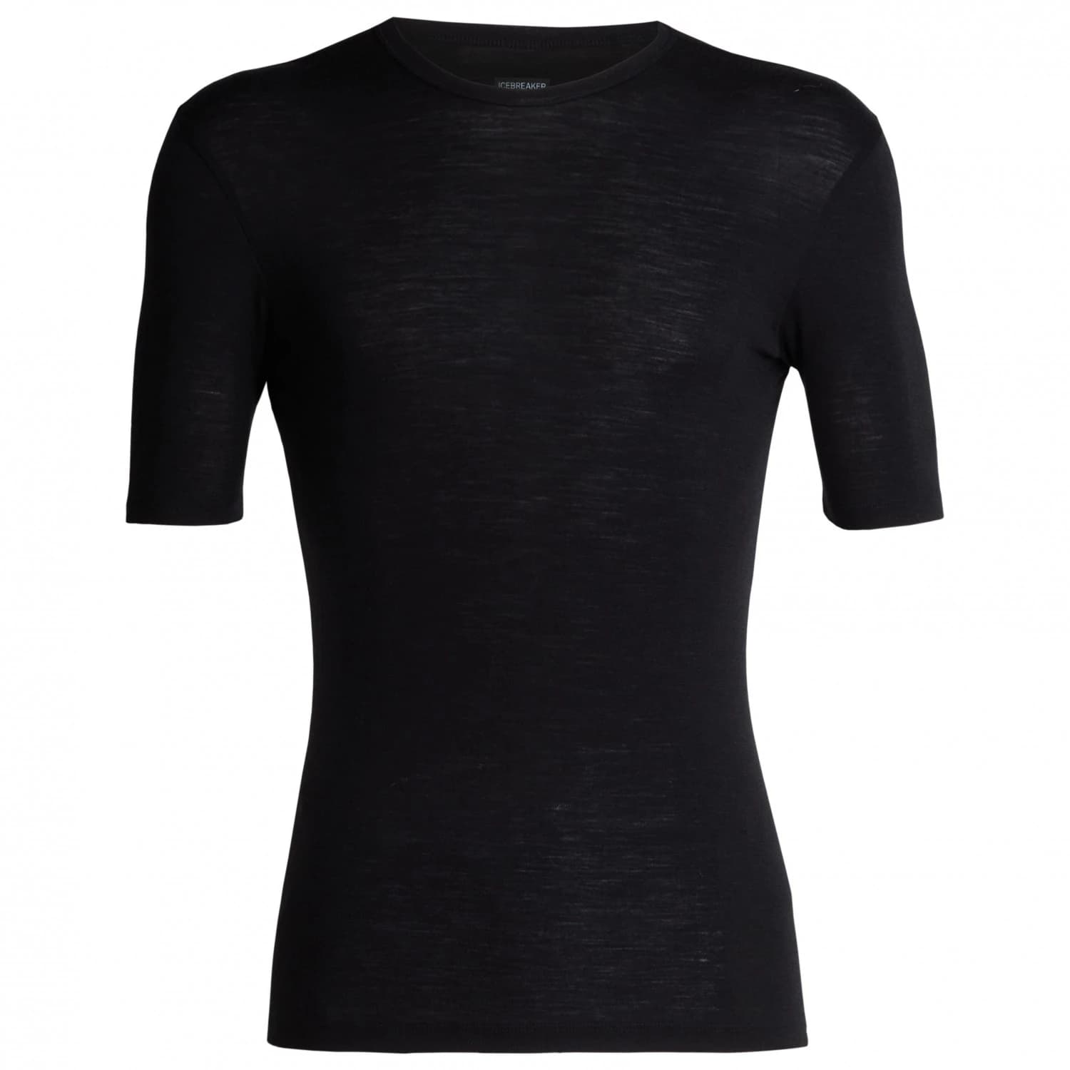 Мъжко мериносово термобельо Icebreaker 175 Everyday S/S Crewe Merino base layer - Black