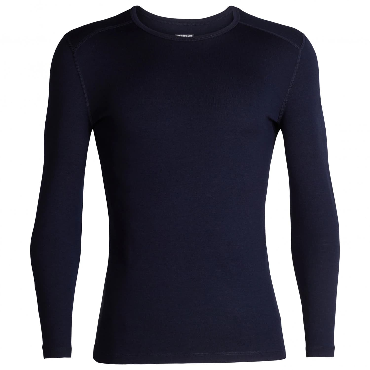 Мъжко мериносово термобельо Icebreaker 260 Tech L/S Crewe Merino base layer - Midnight Navy