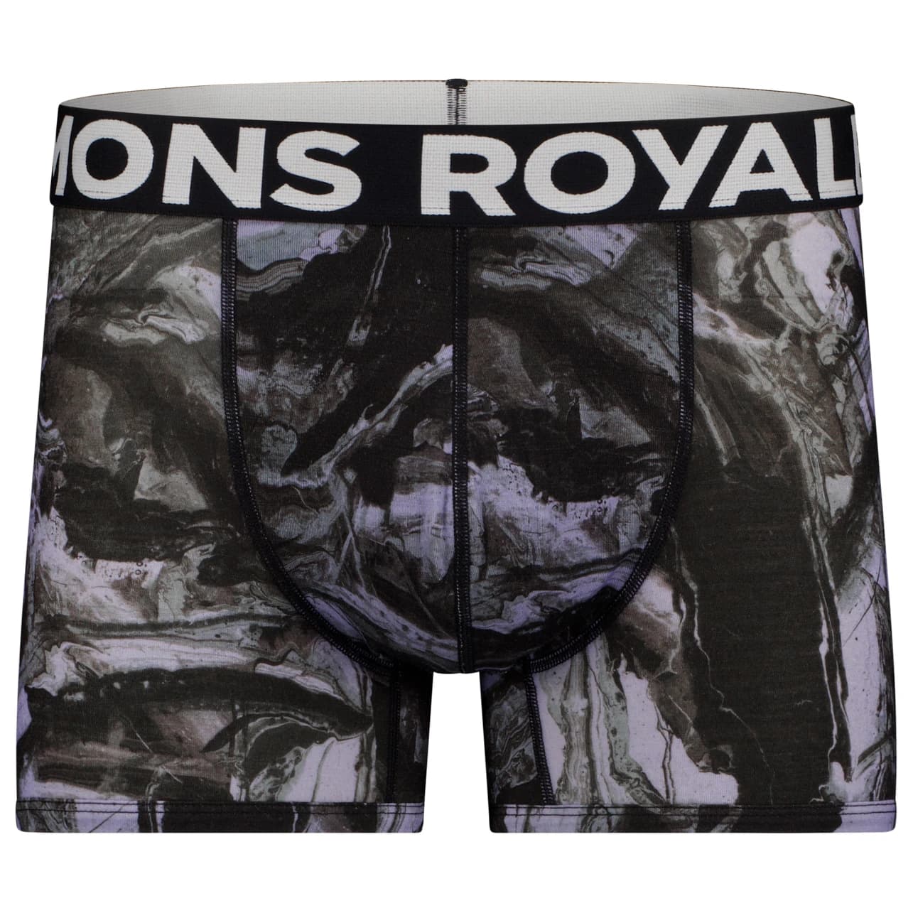 Мъжко мериносово термобельо Mons Royale Hold 'em Shorty Boxer Merino base layer - Rock Camo