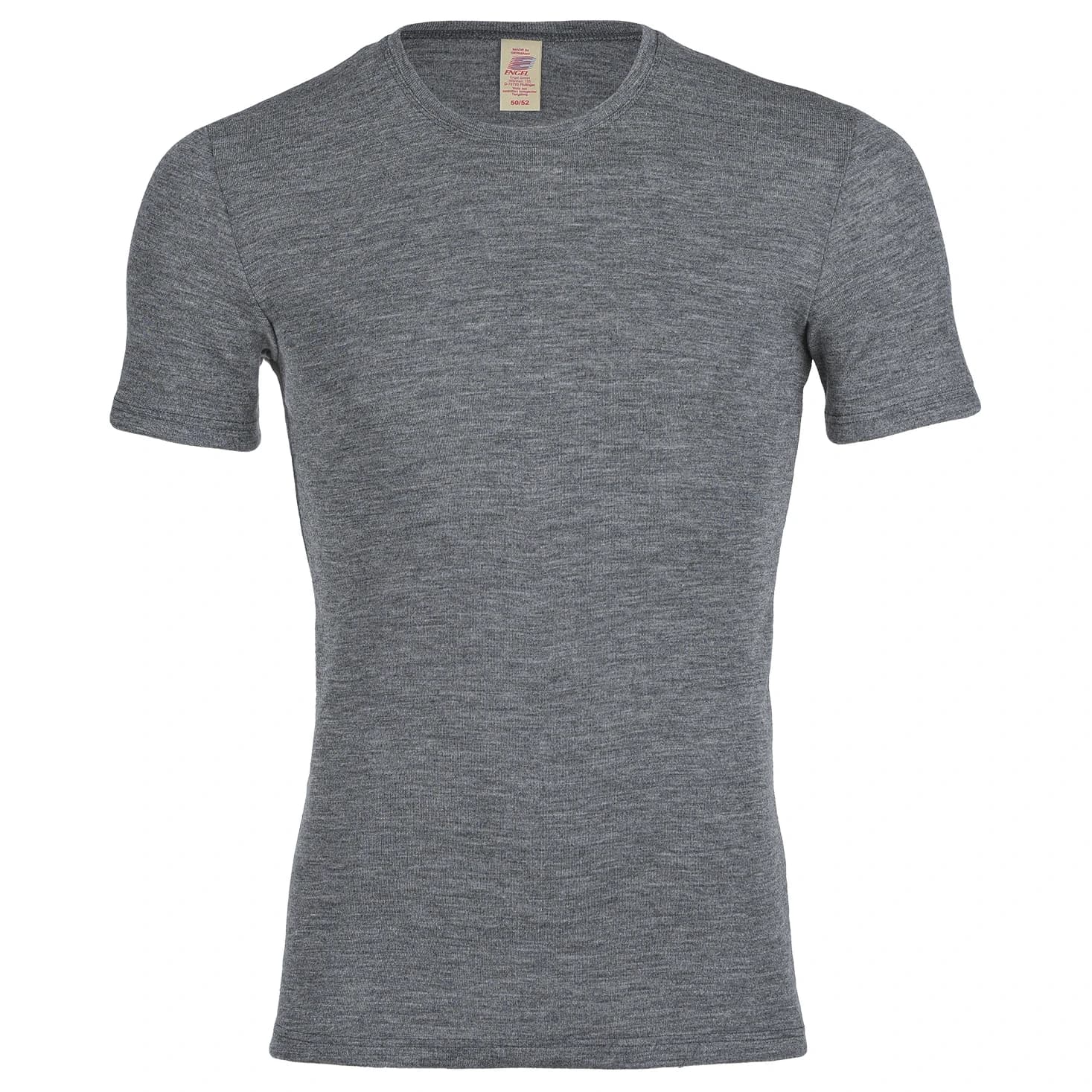 Мъжко мериносово термобельо Engel Men's Shirt S/S Everyday base layer - Schiefer