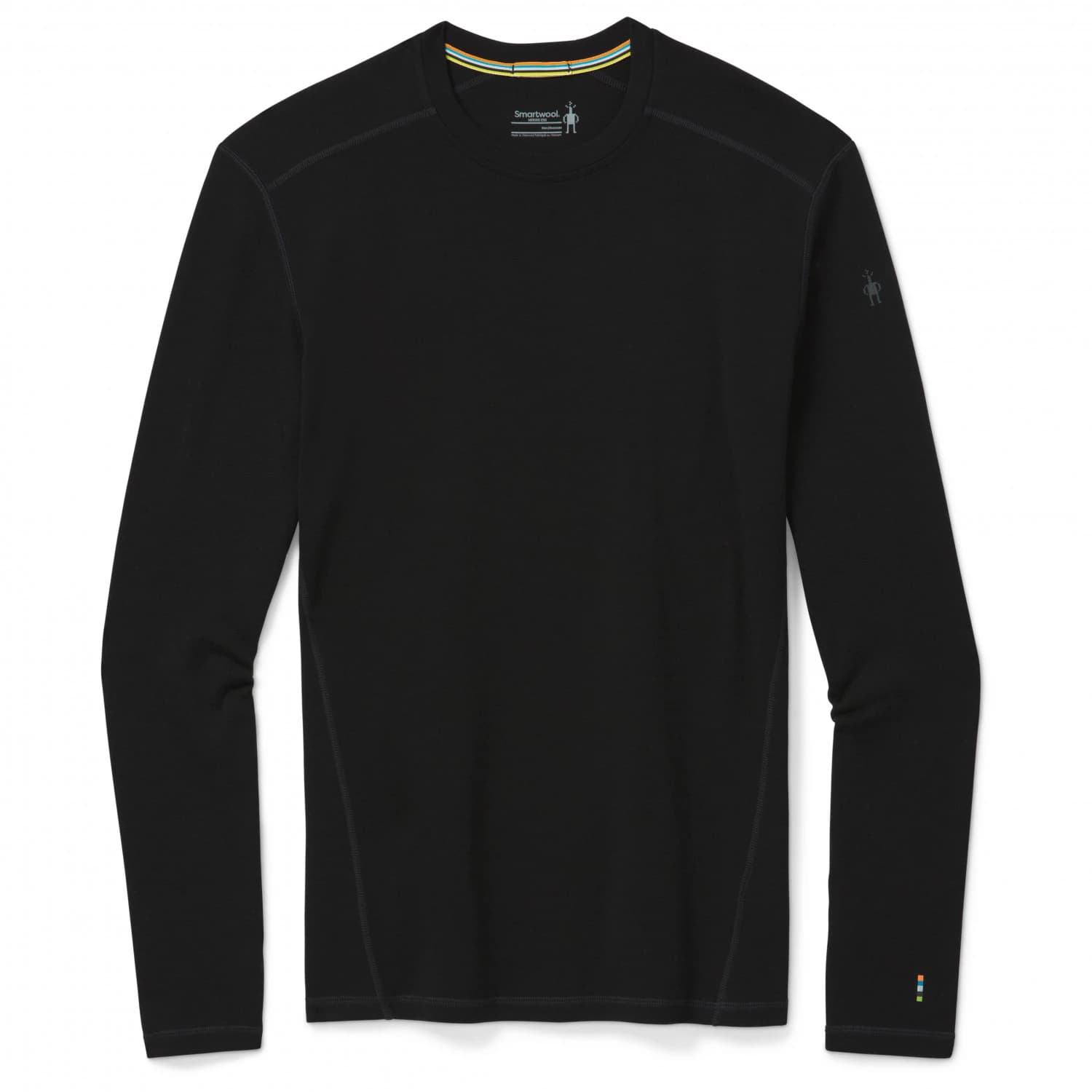 Мъжко мериносово термобельо Smartwool Merino 250 Baselayer Crew Boxed Merino base layer - Black