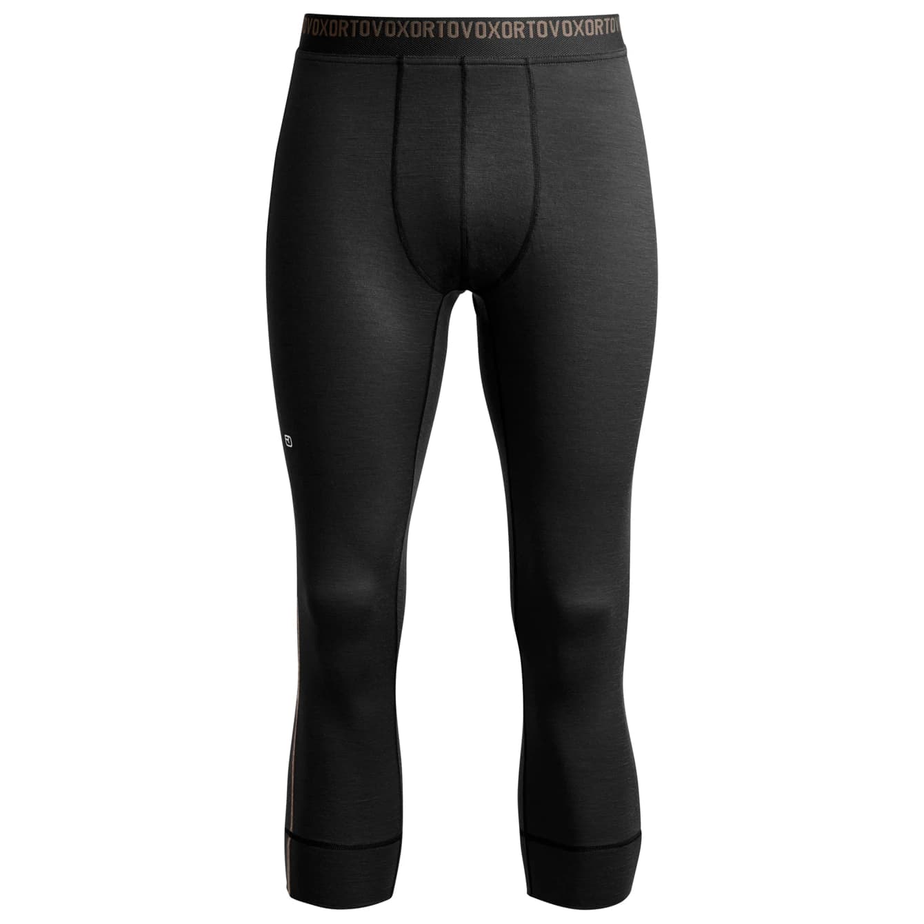 Мъжко мериносово термобельо Ortovox 185 Rock'N'Wool Short Pants Merino base layer - Black Raven