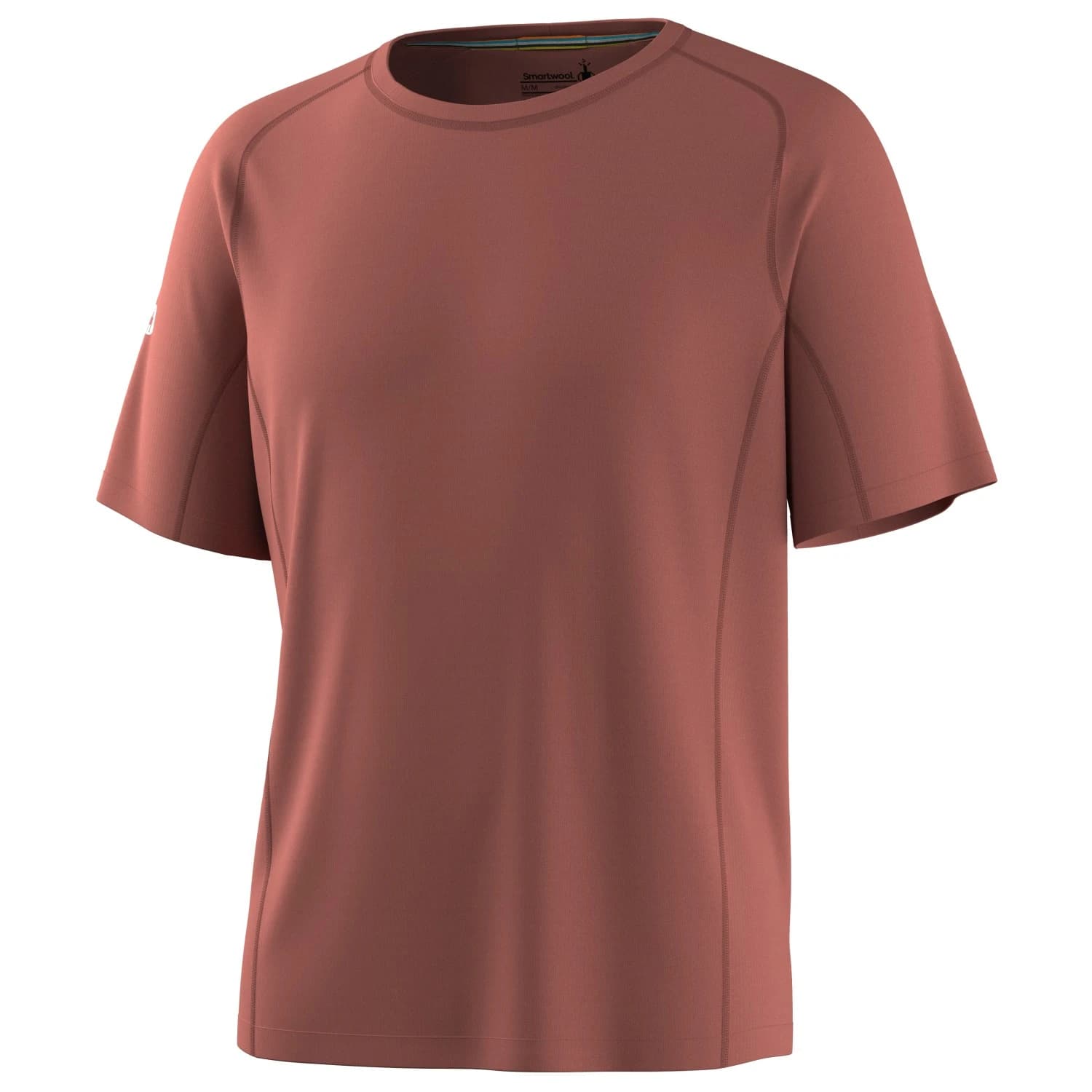 Мъжка мериносова блуза Smartwool Active Ultralite Short Sleeve Merino base layer - Burnt Sienna
