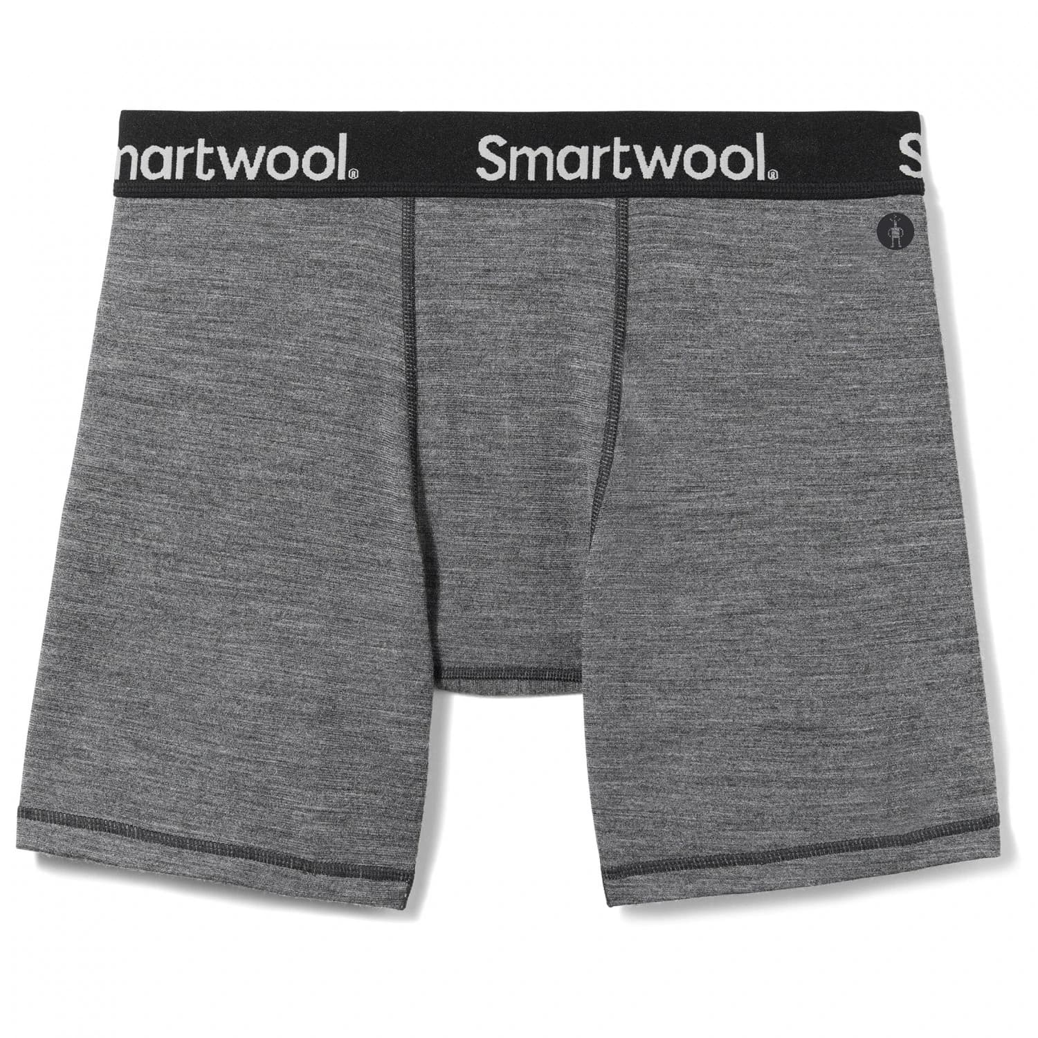 Мъжко мериносово термобельо Smartwool Boxer Brief Boxed Merino base layer - Medium Gray Heather