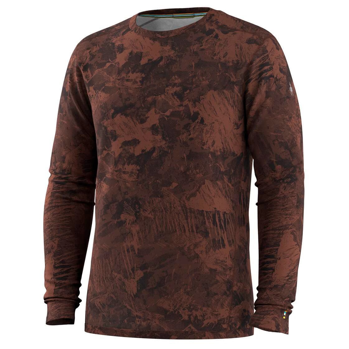Мъжко мериносово термобельо Smartwool Classic All-Season Merino Base Layer L/S Boxed Merino base layer - Sable Brown Mountain