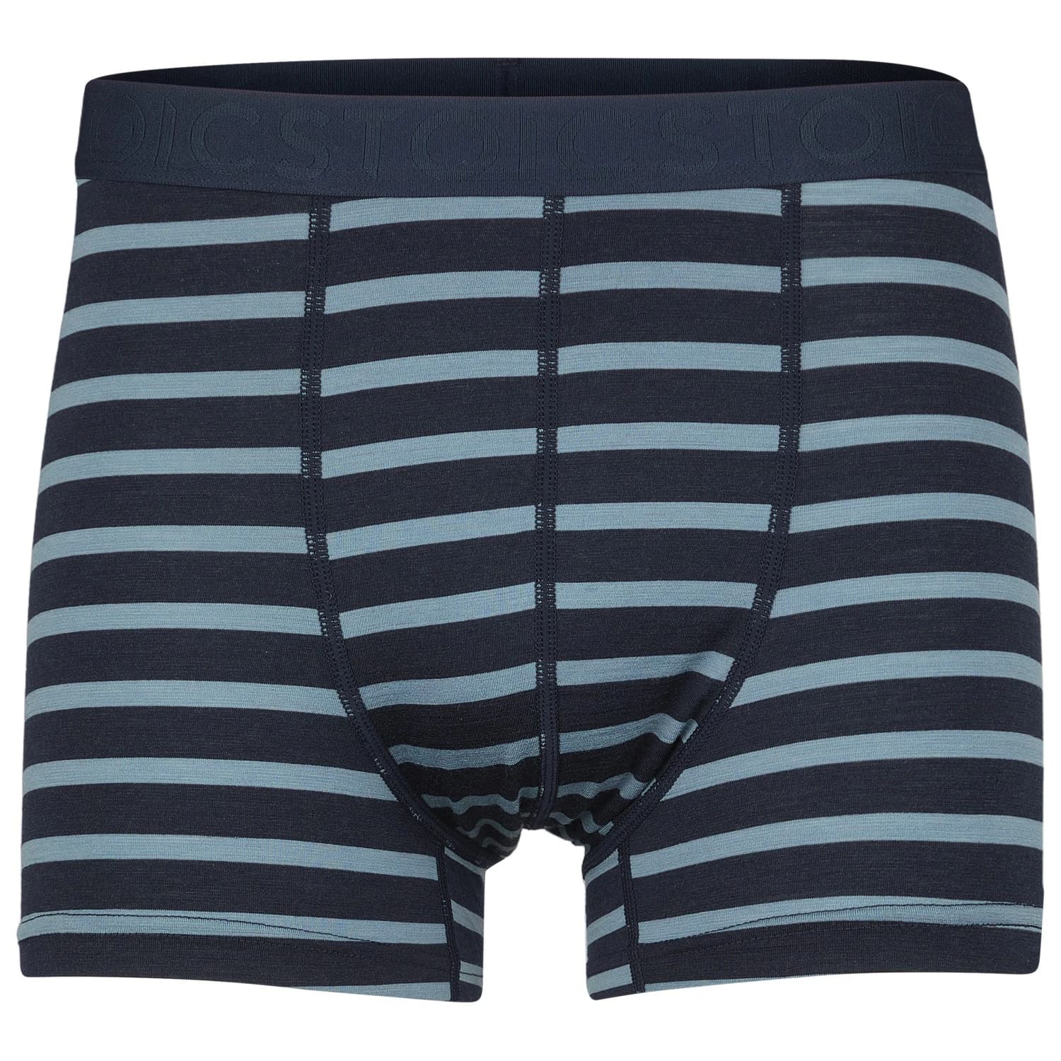 Мъжко мериносово термобельо Stoic Merino150 AlsenSt. Boxer Merino base layer - Dark Navy / Storm Blue Striped