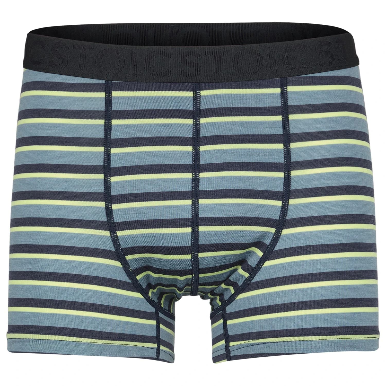 Мъжко мериносово термобельо Stoic Merino150 AlsenSt. Boxer Merino base layer - Storm Blue Multi Striped
