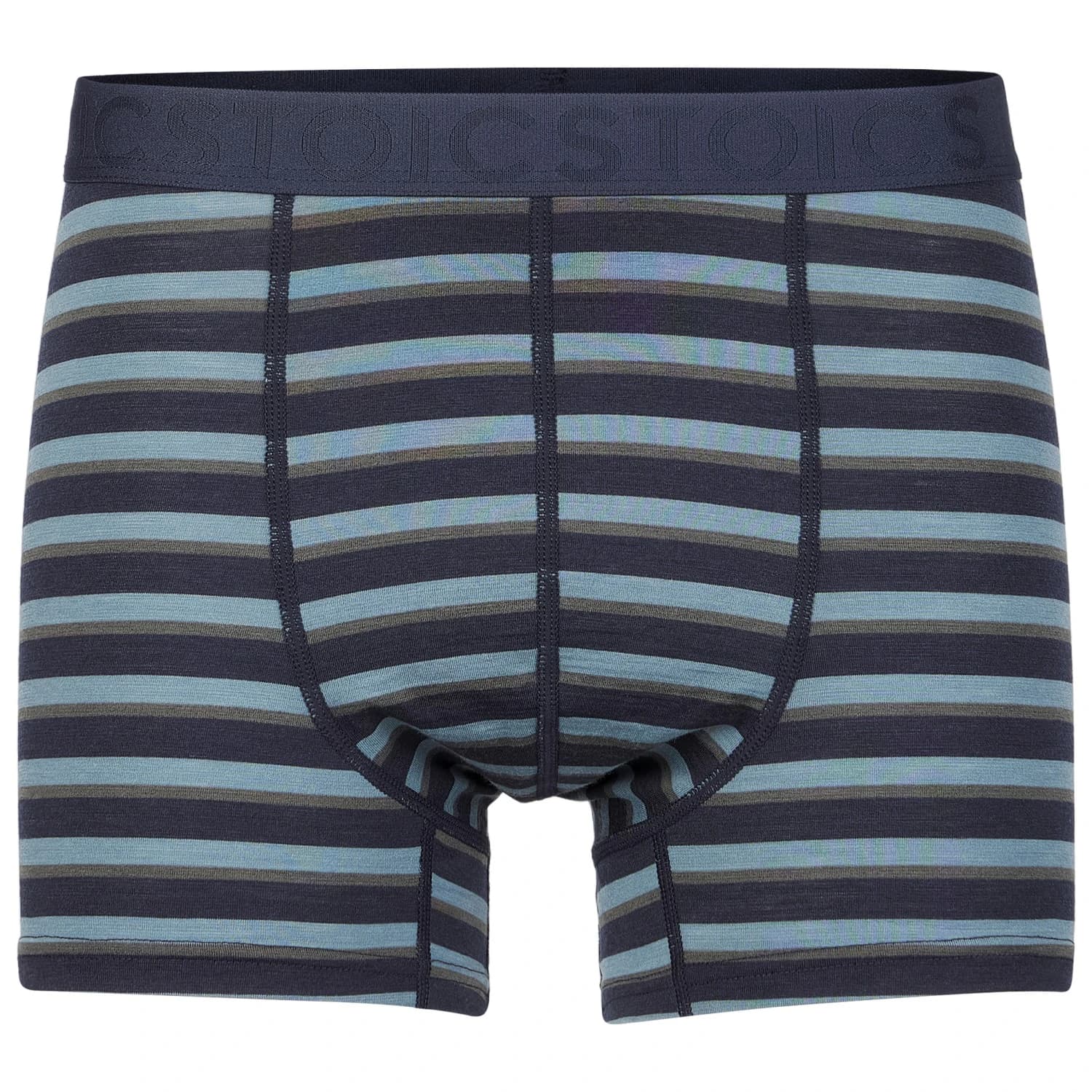 Мъжко мериносово термобельо Stoic Merino150 AlsenSt. Boxer Merino base layer - Dark Navy Multi Striped
