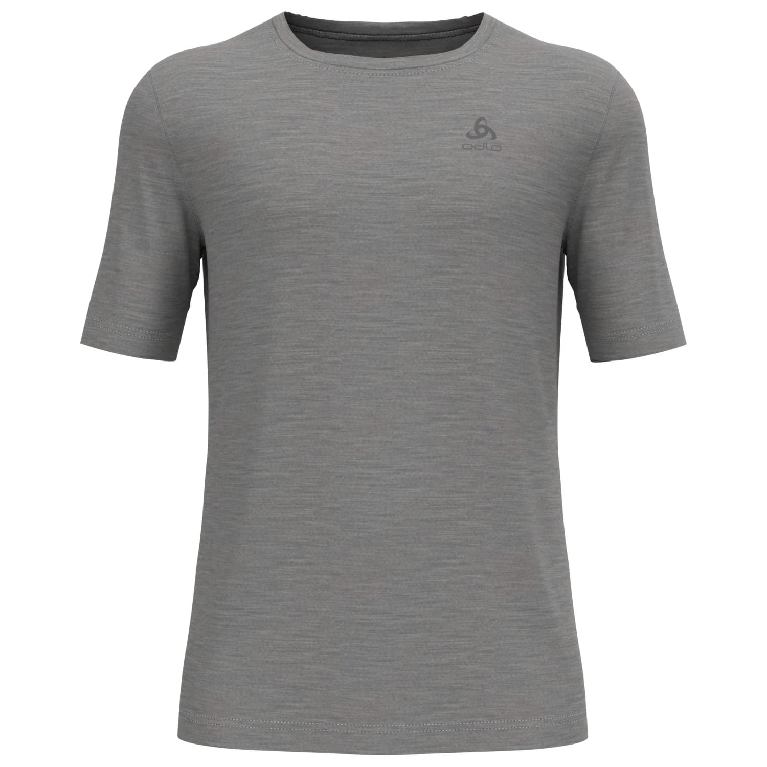 Мериносово термобельо Odlo Baselayer Top Crew Neck S/S Merino 200 Merino base layer - Steel Grey Melange