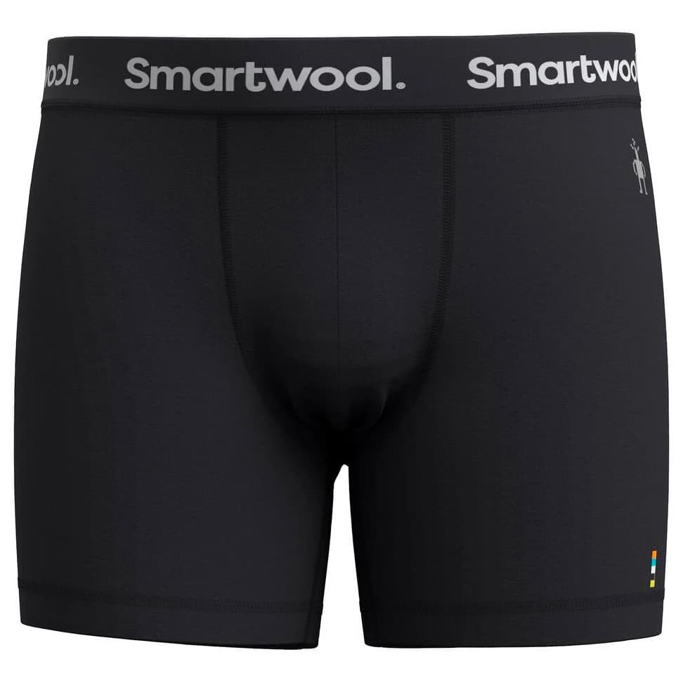 Мъжко мериносово термобельо Smartwool Everyday Merino Boxer Brief Boxed Merino base layer - Black