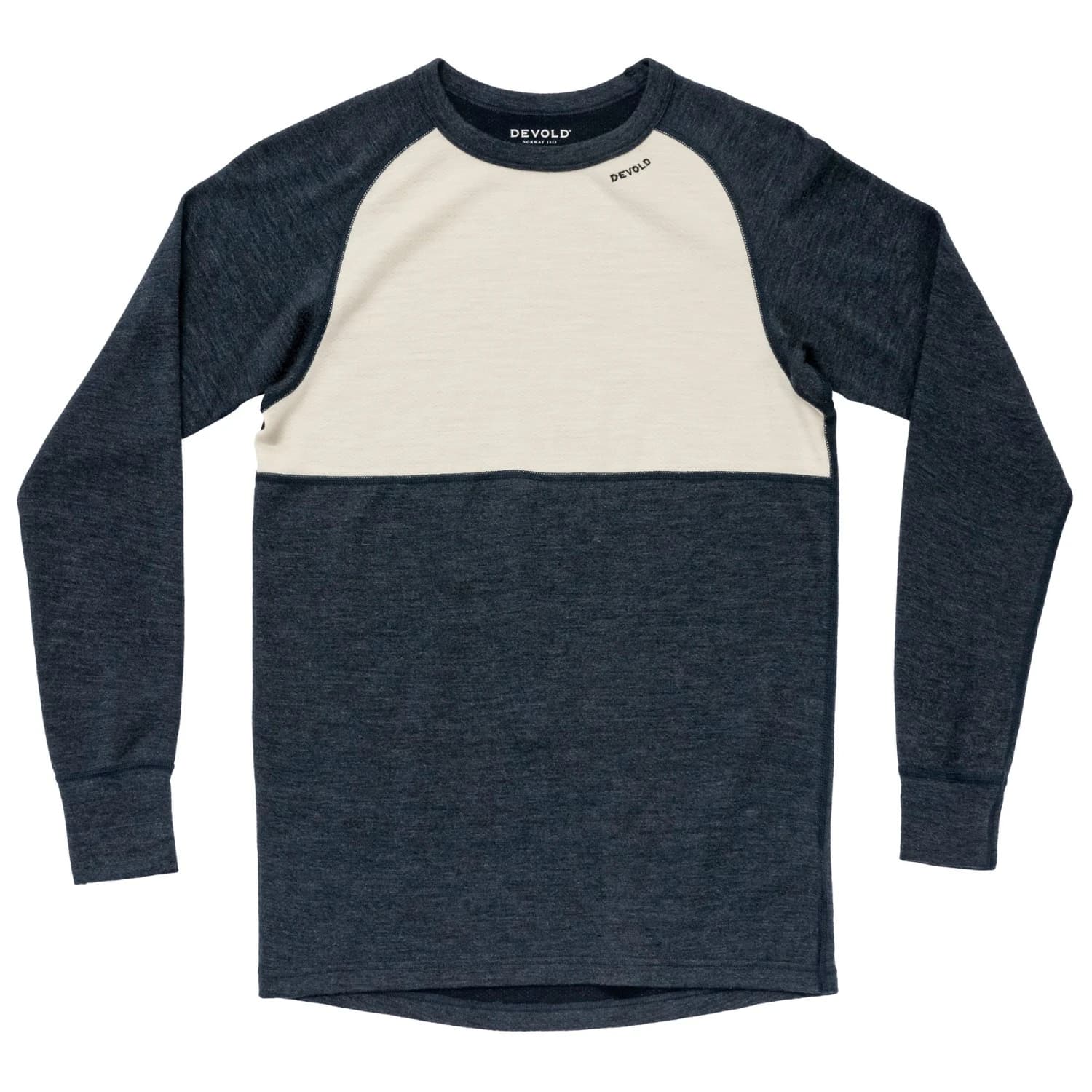 Мериносово термобельо Devold Expedition Merino Silk Shirt Merino base layer - Ink / Off-White