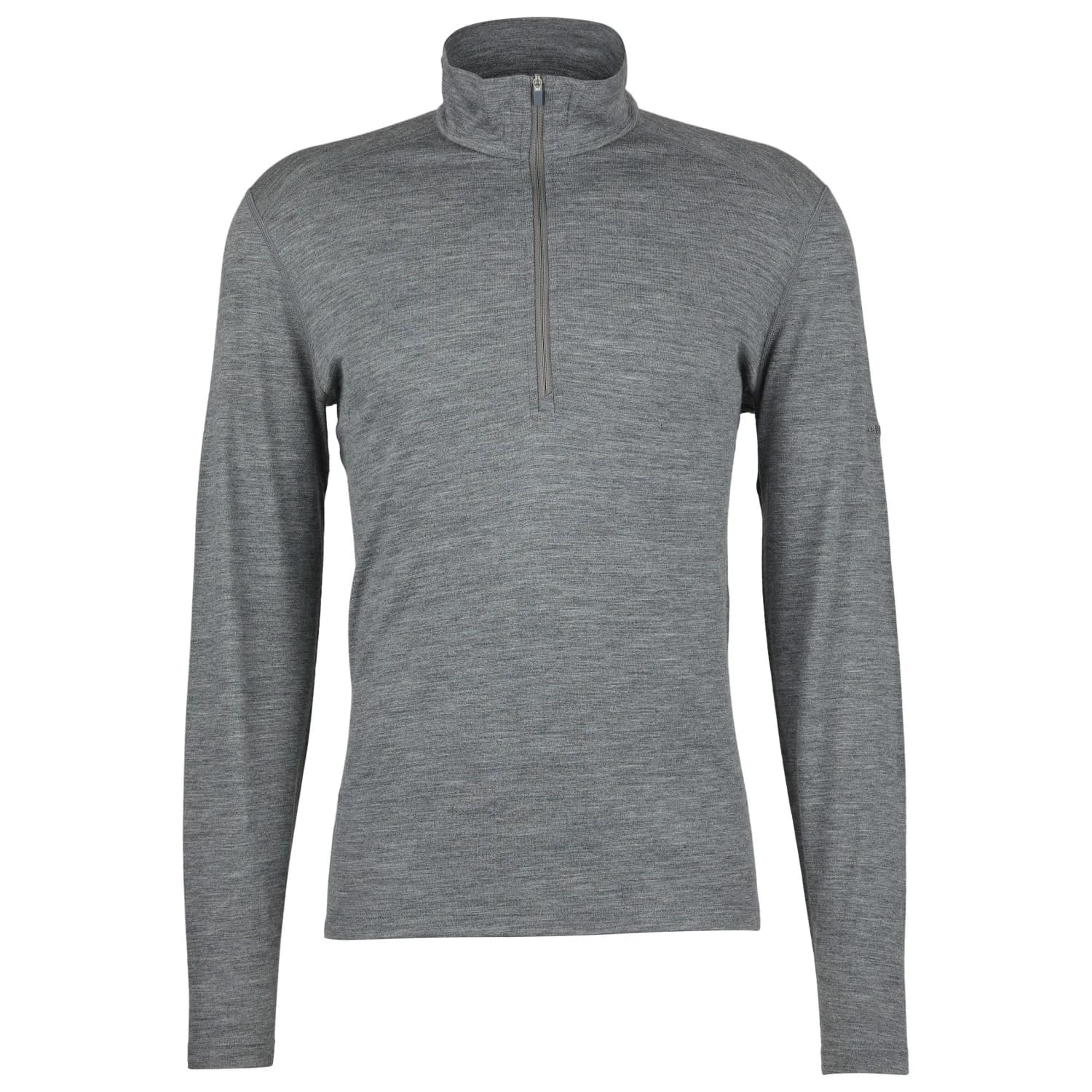 Мъжко мериносово термобельо Icebreaker 200 Oasis L/S Half Zip Merino base layer - Gritstone Heather