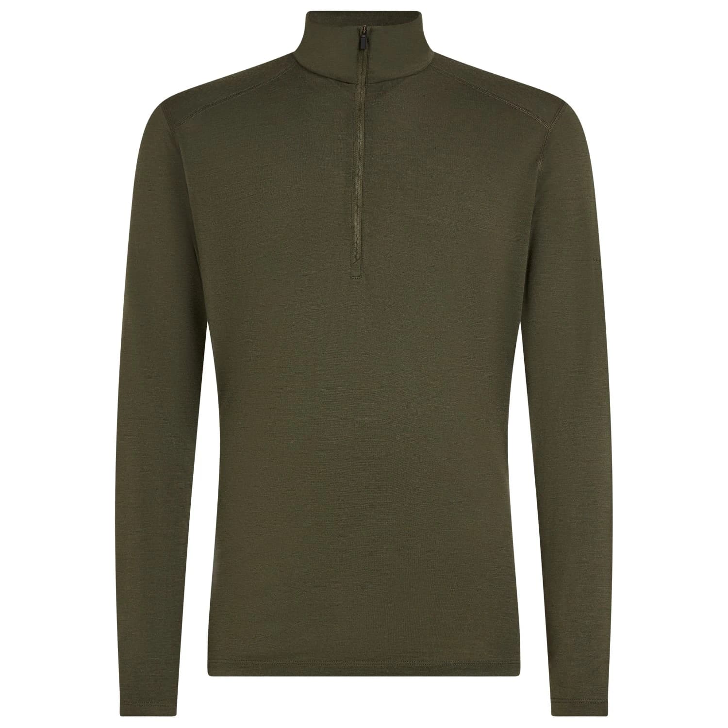 Мъжко мериносово термобельо Icebreaker 200 Oasis L/S Half Zip Merino base layer - Dark Loden