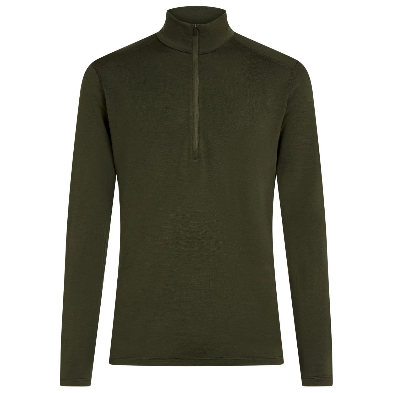Мъжко мериносово термобельо Icebreaker 260 Tech L/S Half Zip Merino base layer - Dark Loden