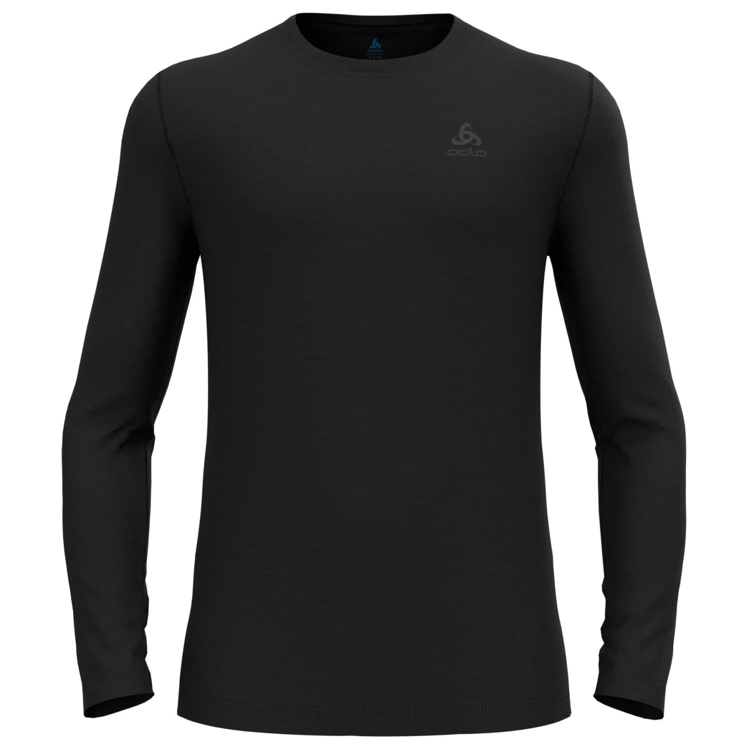 Мъжко мериносово термобельо Odlo Merino 160 Bl Top Crew Neck L/S Merino base layer - Black