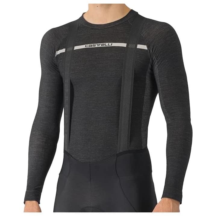Мъжко горнище Castelli Merino Seamless Baselayer Merino base layer - Black