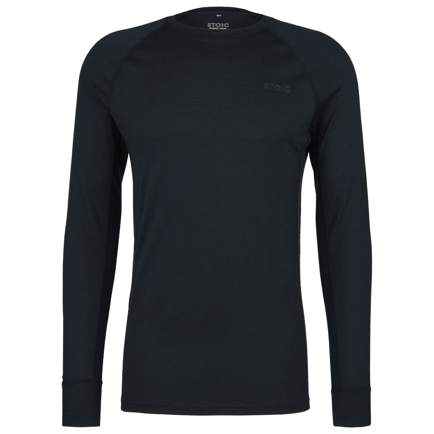 Мъжко мериносово термобельо Stoic Merino180 BengtSt. L/S Merino base layer - Black