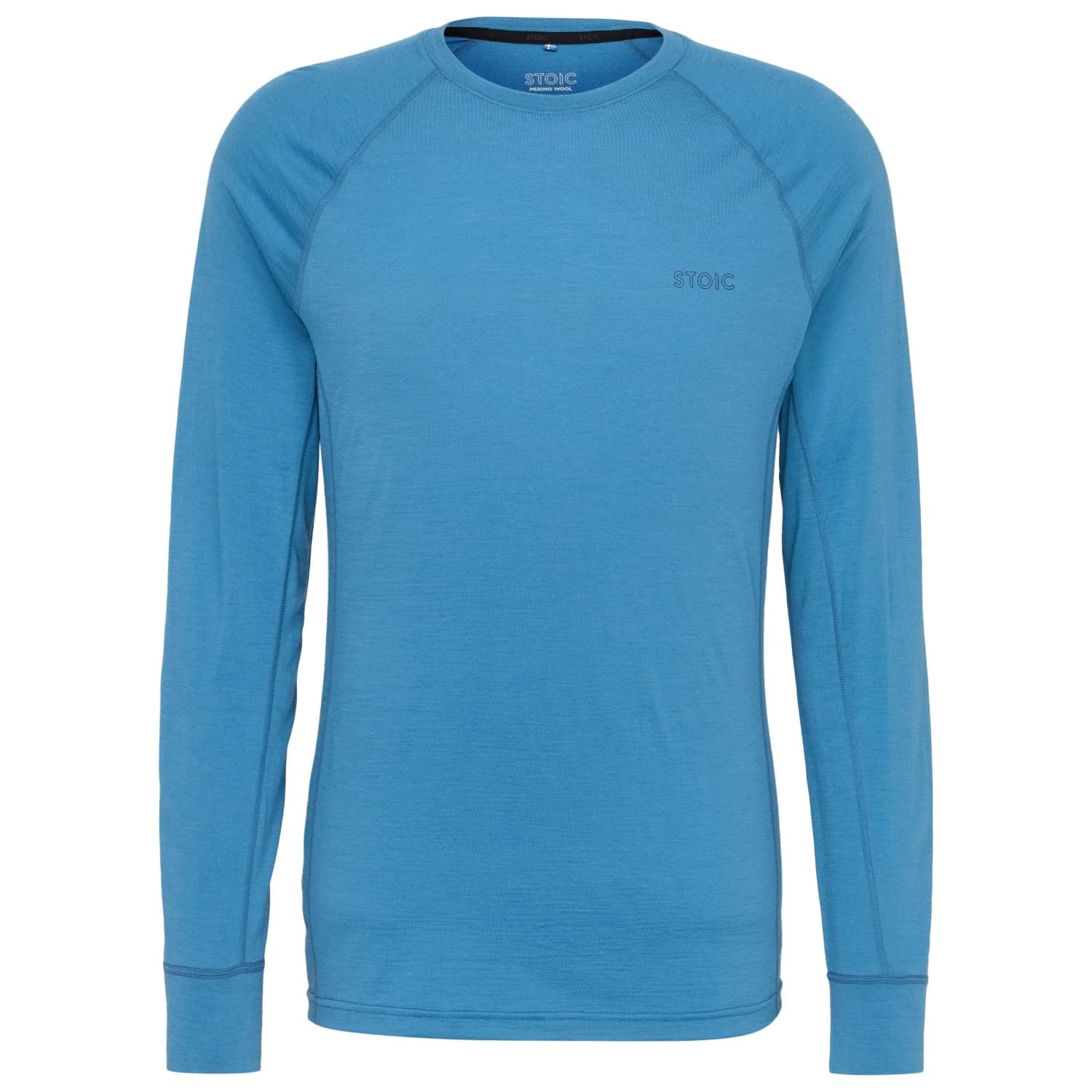 Мъжко мериносово термобельо Stoic Merino180 BengtSt. L/S Merino base layer - Summer Blue