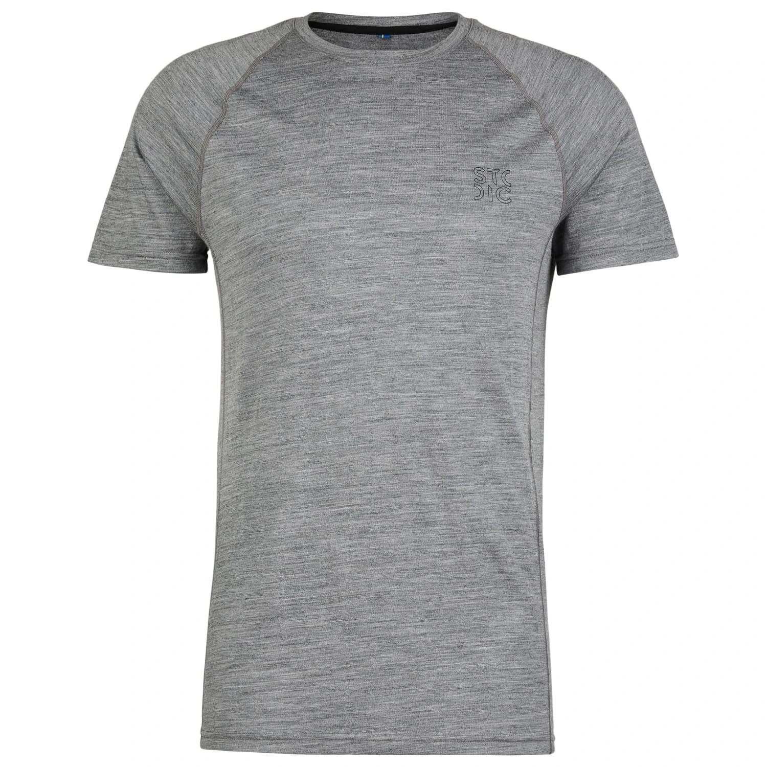 Мъжко мериносово термобельо Stoic Merino180 BengtSt. S/S Merino base layer - Charcoal Grey Melange
