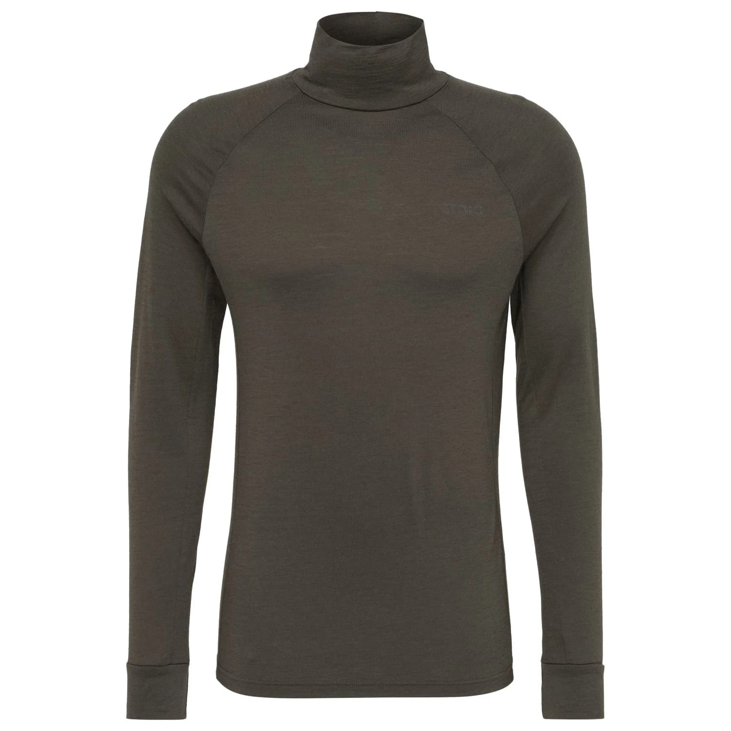 Мъжко мериносово термобельо Stoic Merino180 BengtSt. Turtle Neck Merino base layer - Dark Olive