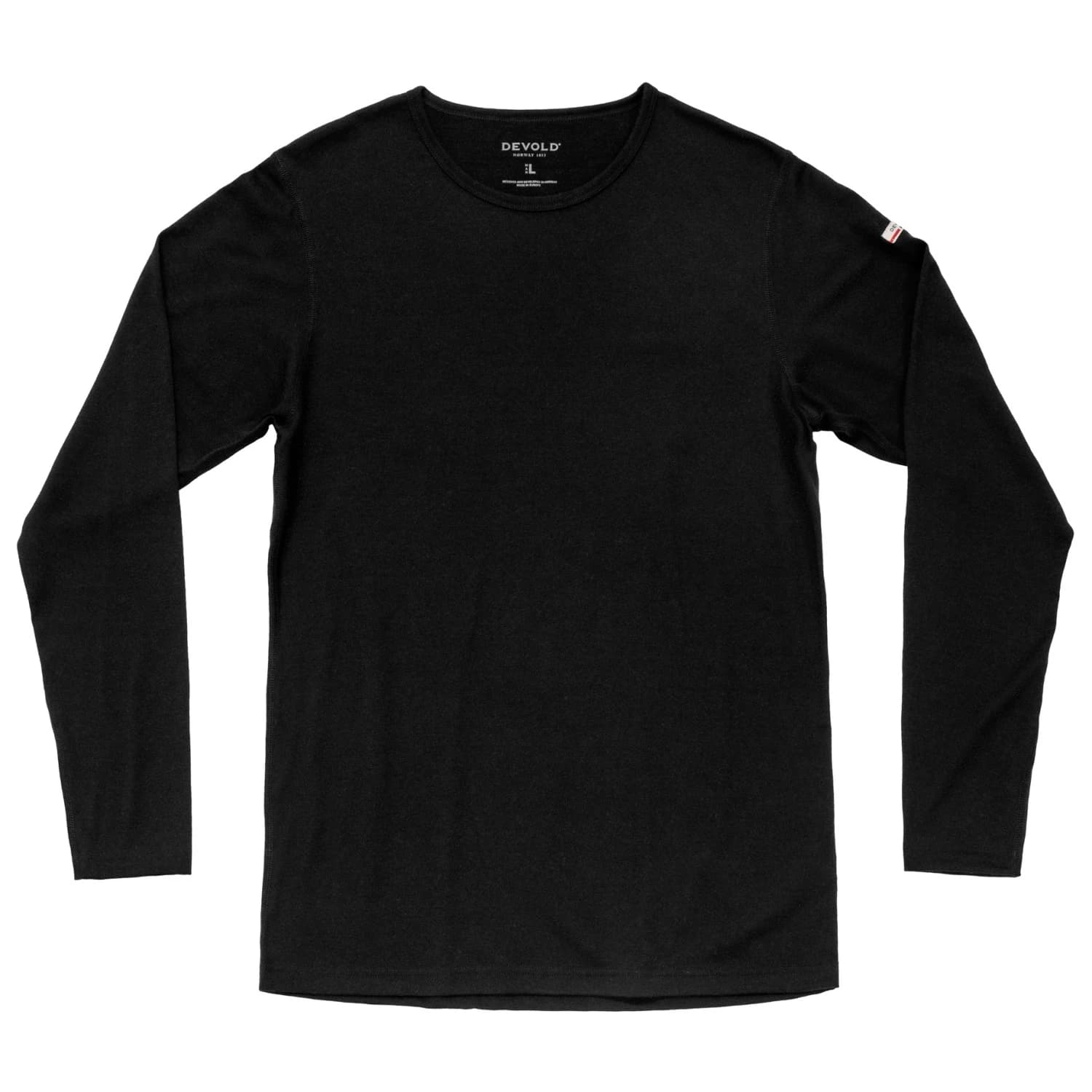 Мериносово термобельо Devold Breeze Plus Merino 200 Shirt Merino base layer - Black