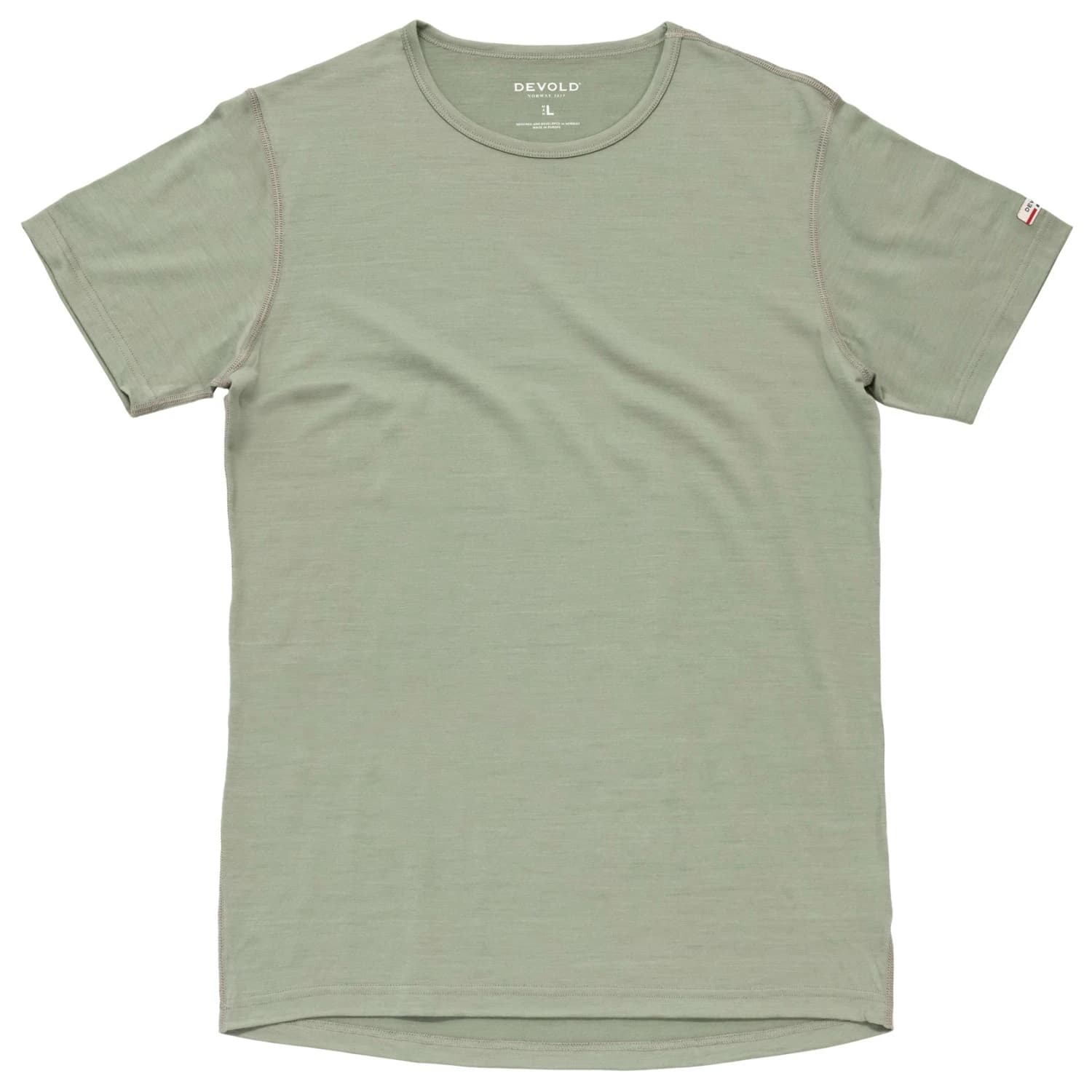 Мъжко мериносово термобельо Devold Breeze Plus Merino 200 T-Shirt Merino base layer - Fog