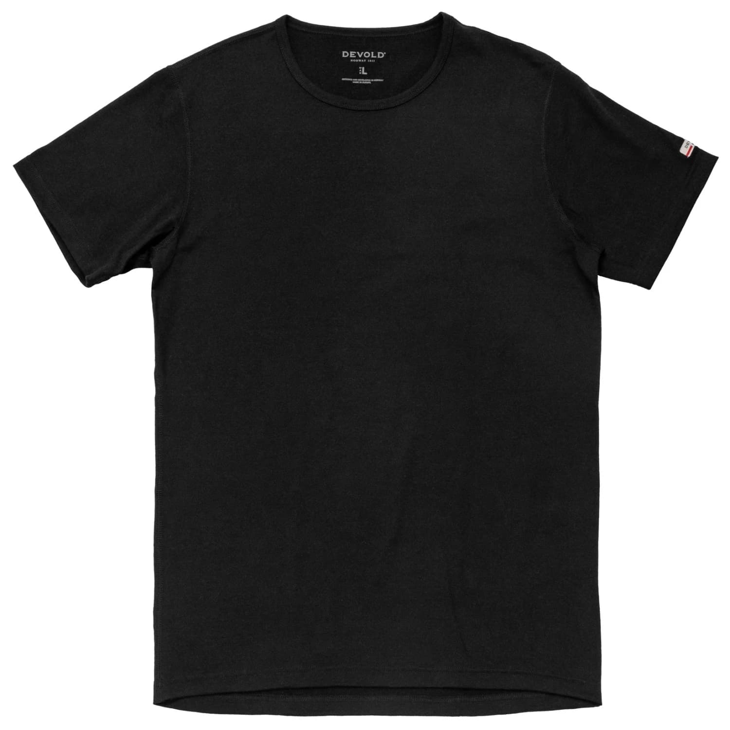Мъжко мериносово термобельо Devold Breeze Plus Merino 200 T-Shirt Merino base layer - Black