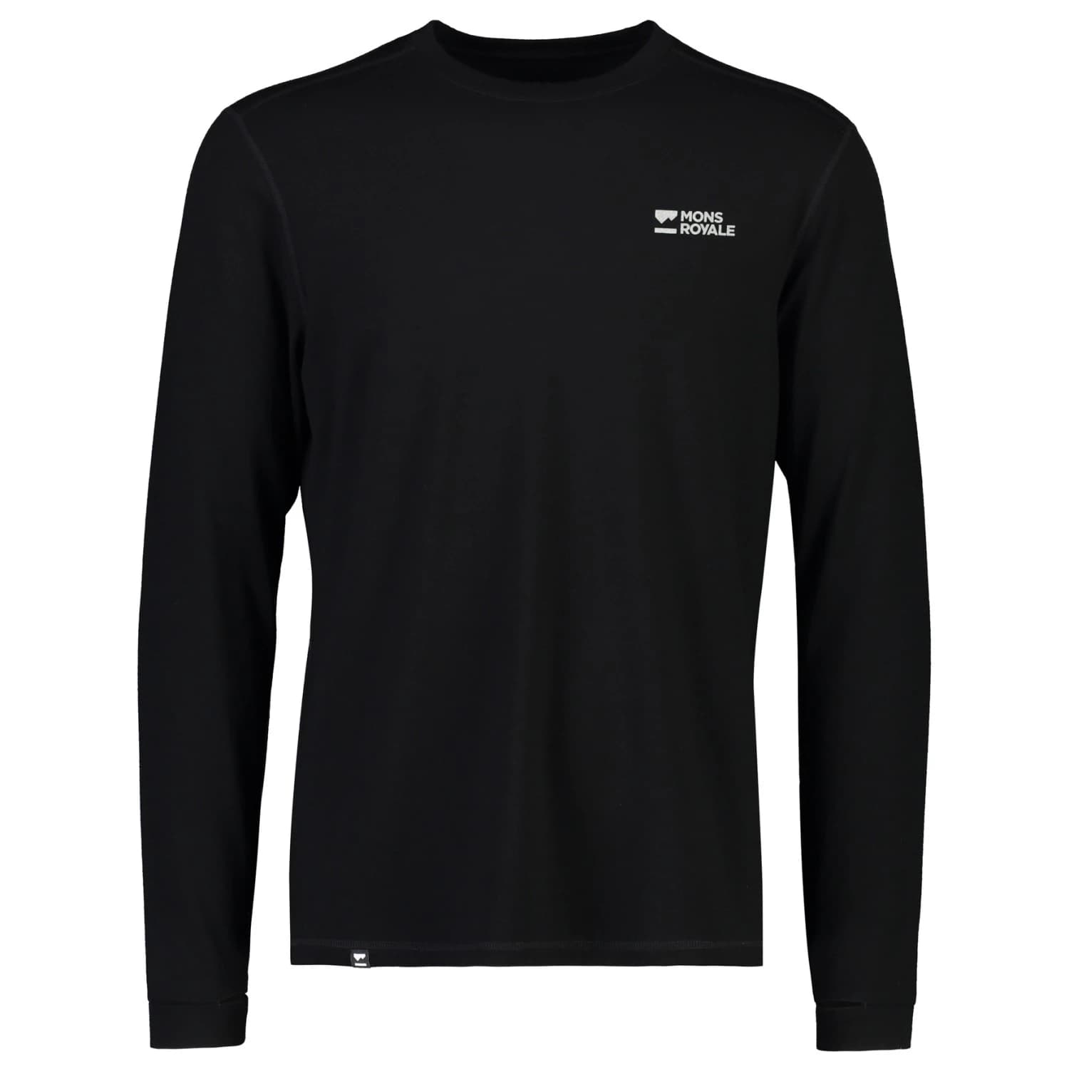 Мериносово термобельо Mons Royale Cascade Merino Flex 200 L/S Merino base layer - Black