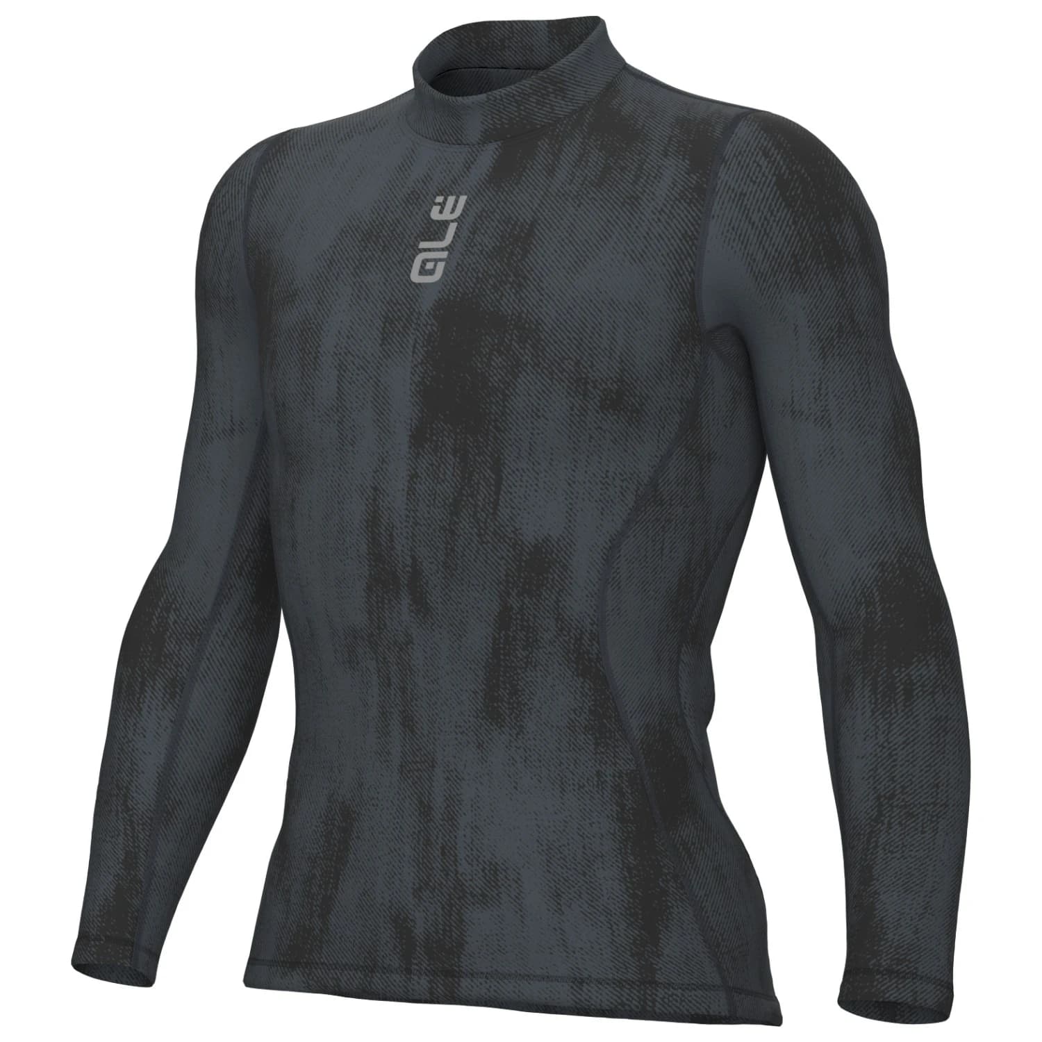 Мъжко мериносово термобельо Alé Intimo Knitted Baselayer L/S Merino base layer - Black