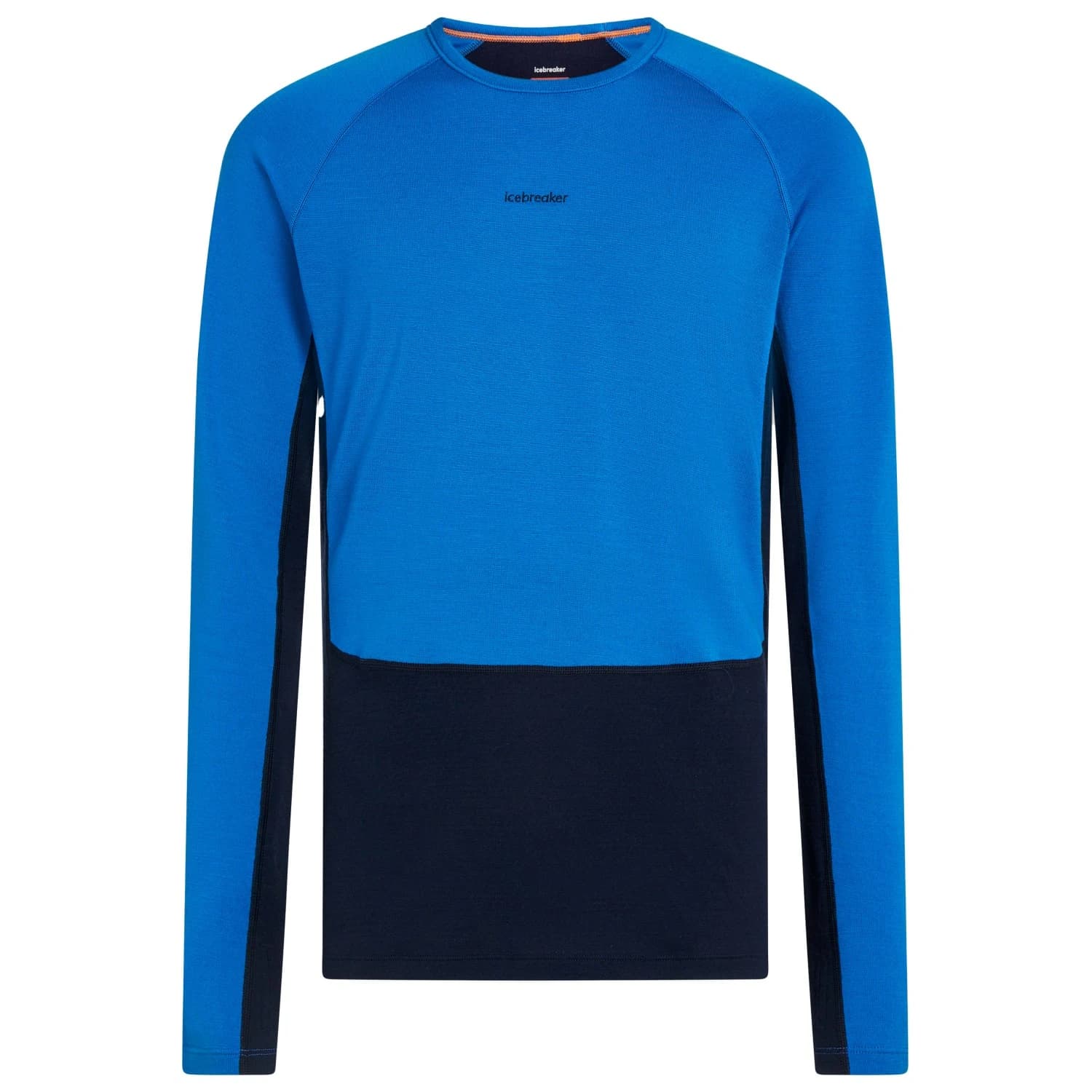 Мериносово термобельо Icebreaker Merino 260 Zoneknit L/S Crewe Merino base layer - Midnight Navy / Lazurite / Cb