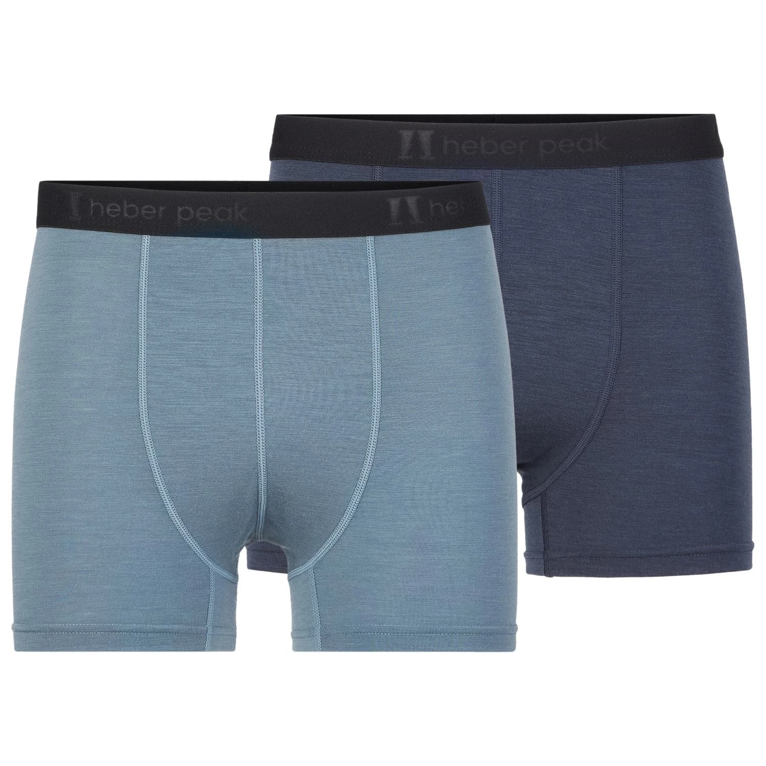 Мъжко мериносово термобельо Heber Peak MerinoMix165 PineconeHe. Boxer 2-Pack Merino base layer - Dark Night Blue / Smoke Navy