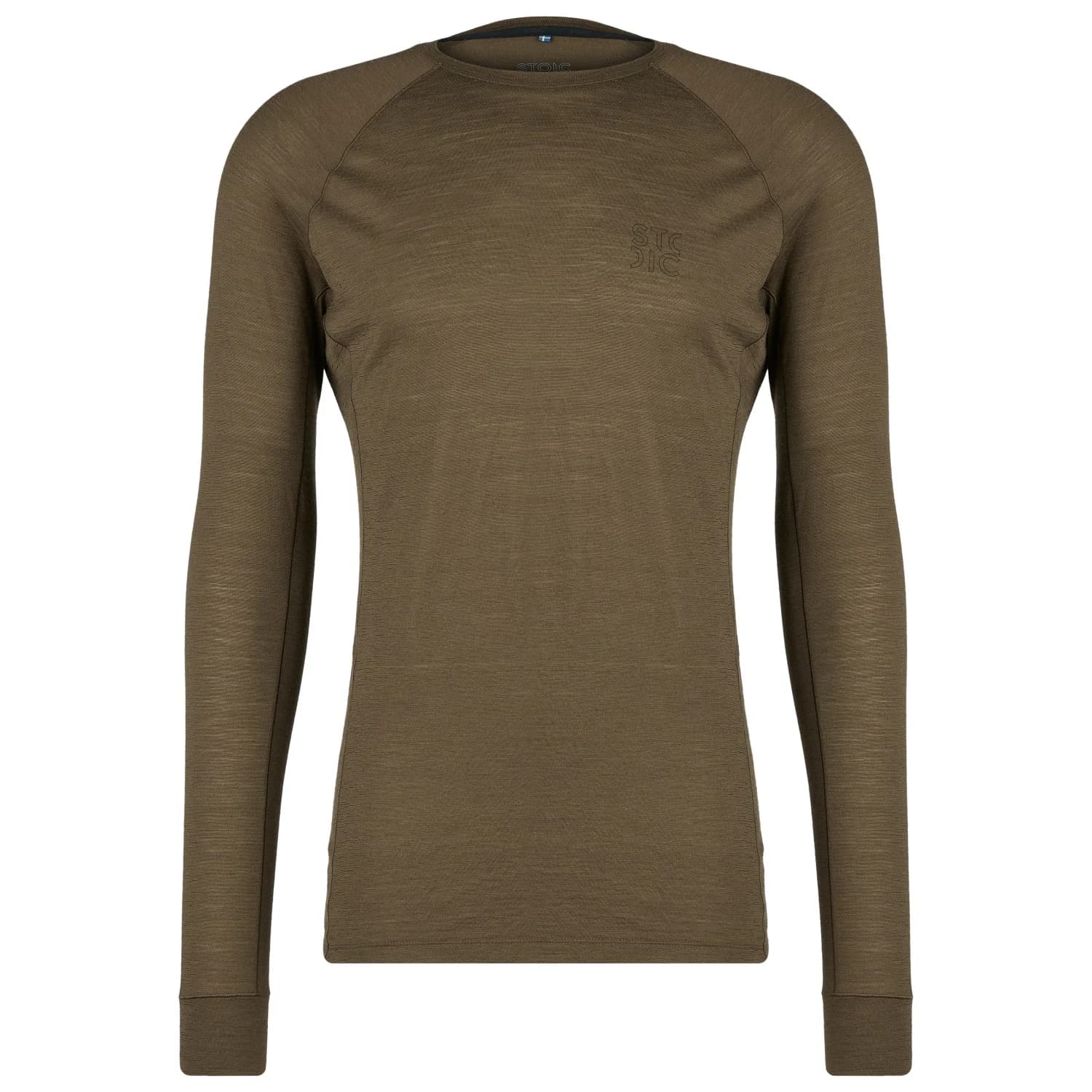 Мъжко мериносово термобельо Stoic Merino135 HovaSt. L/S Merino longsleeve - Loden Green