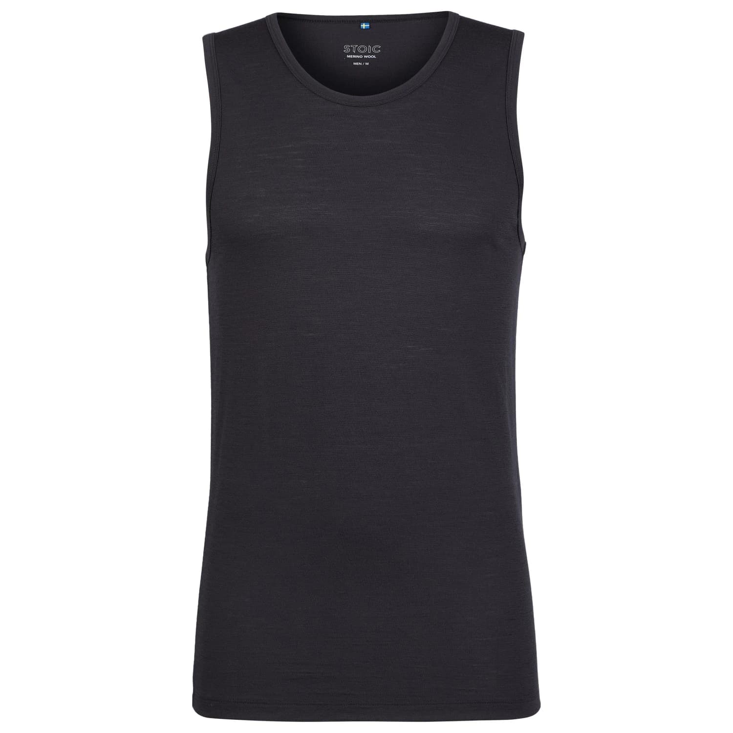 Мъжко мериносово термобельо Stoic Merino135 AnebySt. Tank Merino base layer - Black
