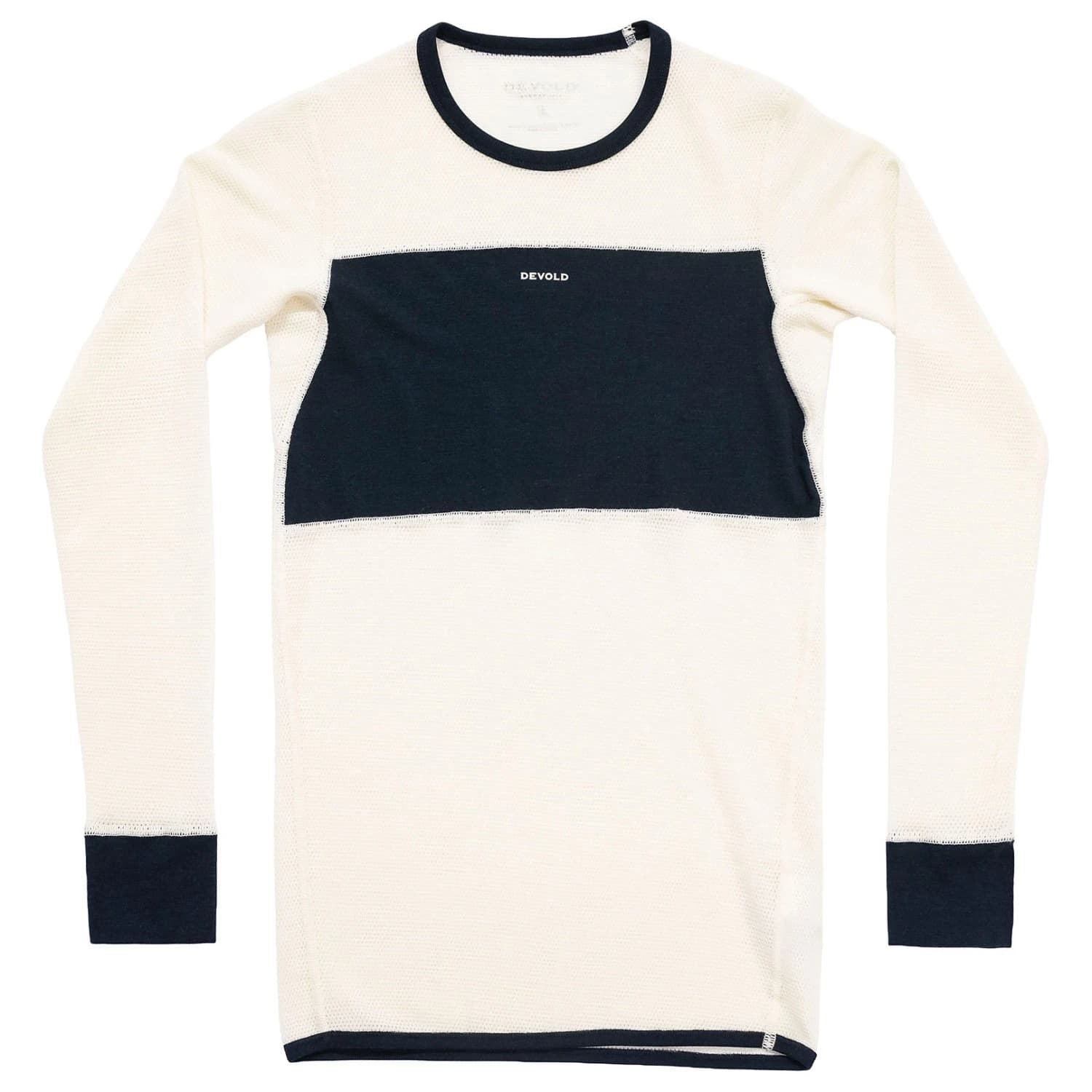 Мериносово термобельо Devold Wool Mesh 190 Shirt Merino shirt - Ink / Offwhite