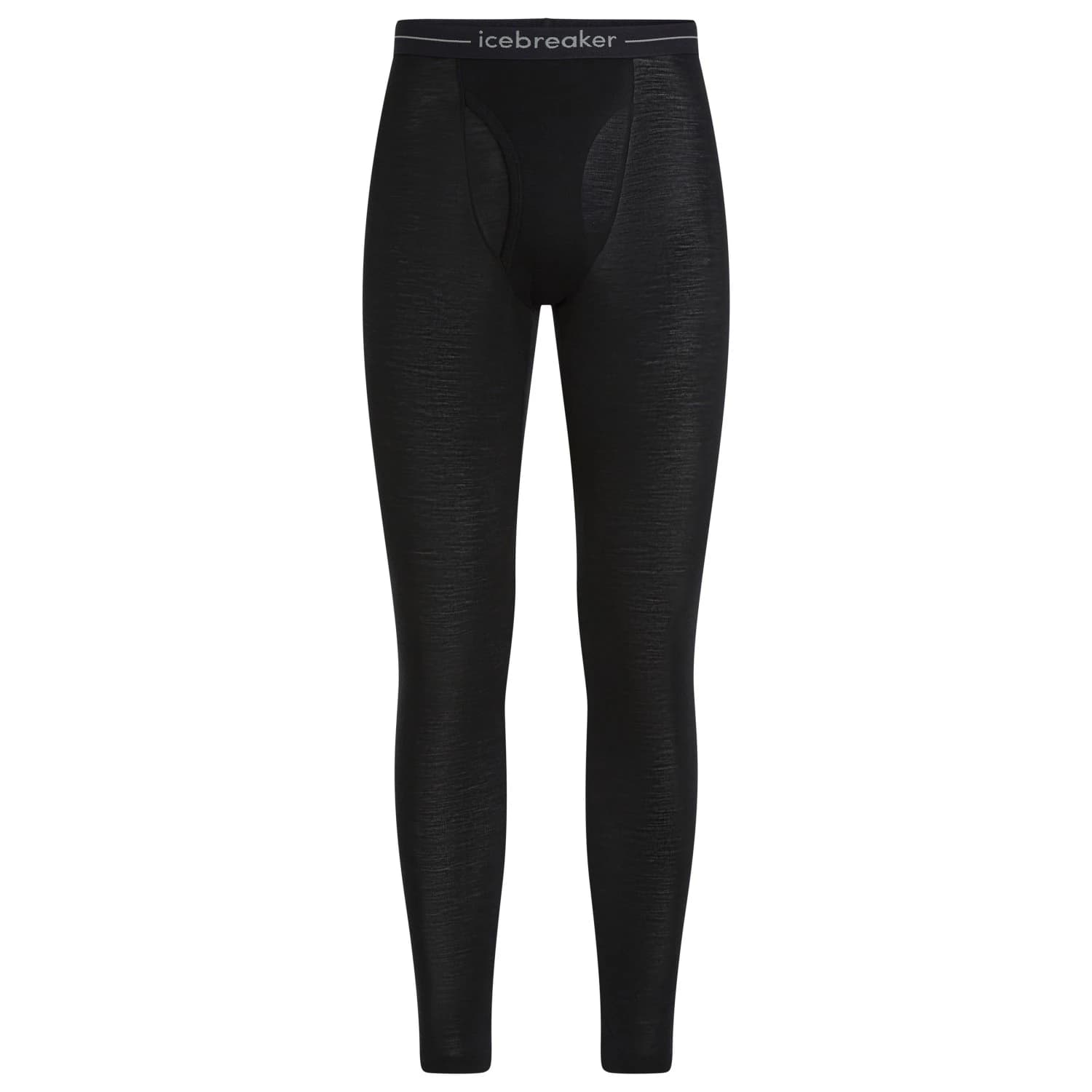 Мъжко мериносово термобельо Icebreaker 175 Everyday Leggings With Fly Long john - Black
