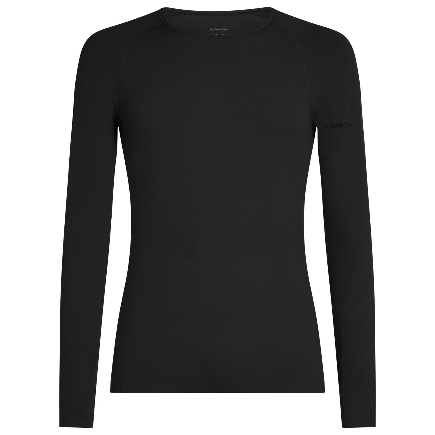 Мериносово термобельо Icebreaker Merino Blend 260 Zoneknit Seamless L/S Crewe Merino base layer - Black
