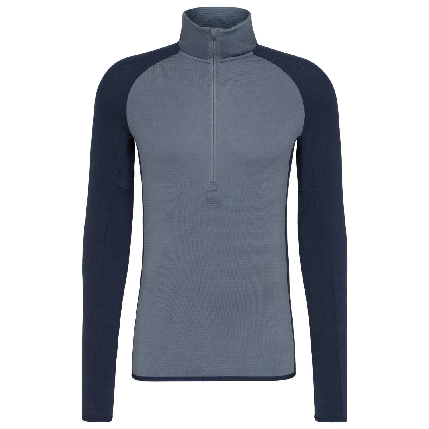 Мериносово термобельо Stoic MerinoSoft180 TuleboLightSt. Half Zip Merino base layer - Space Blue / Pale Blue Grey