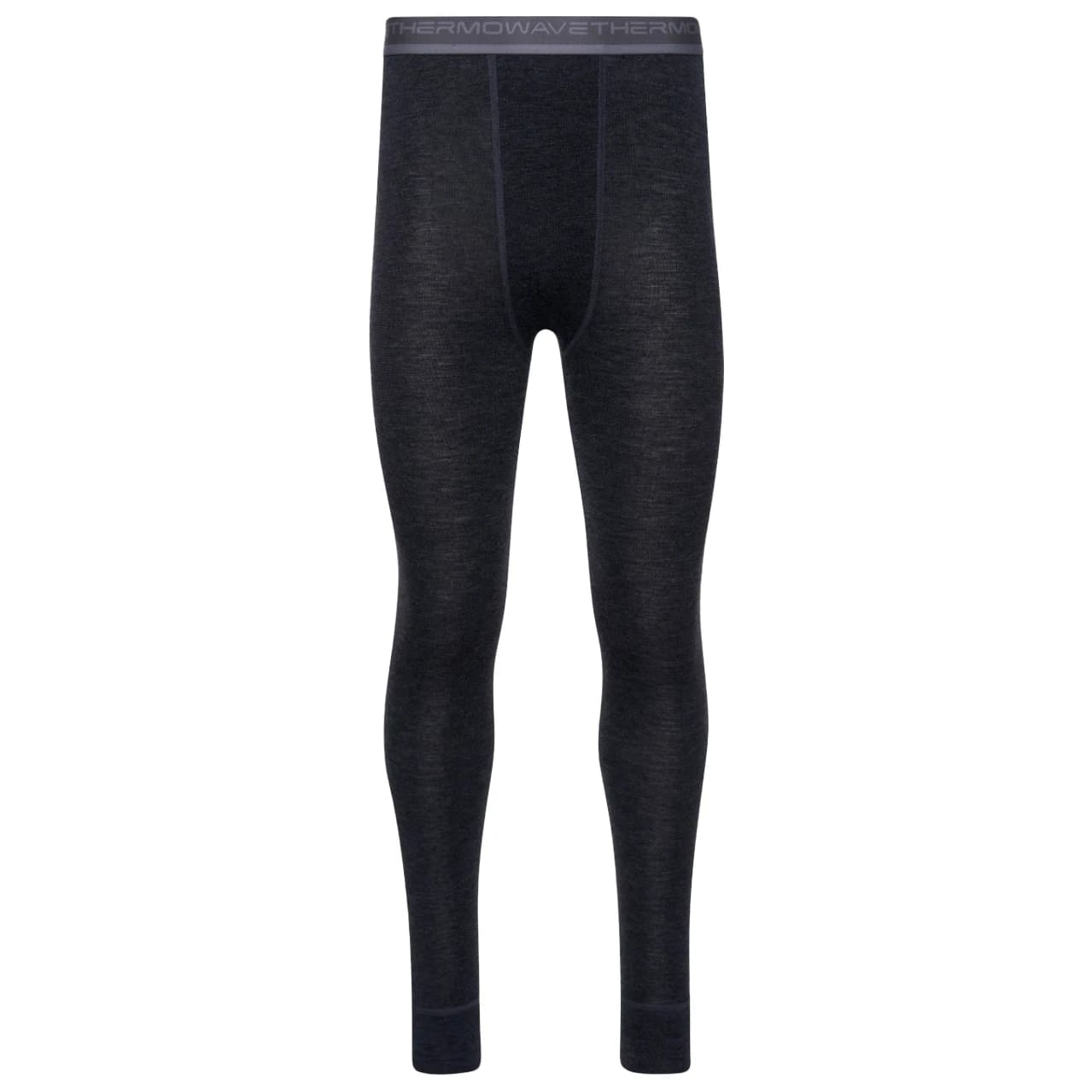 Мериносово термобельо Thermowave Merino Warm Active Thermal Pants Long john - Black Melange